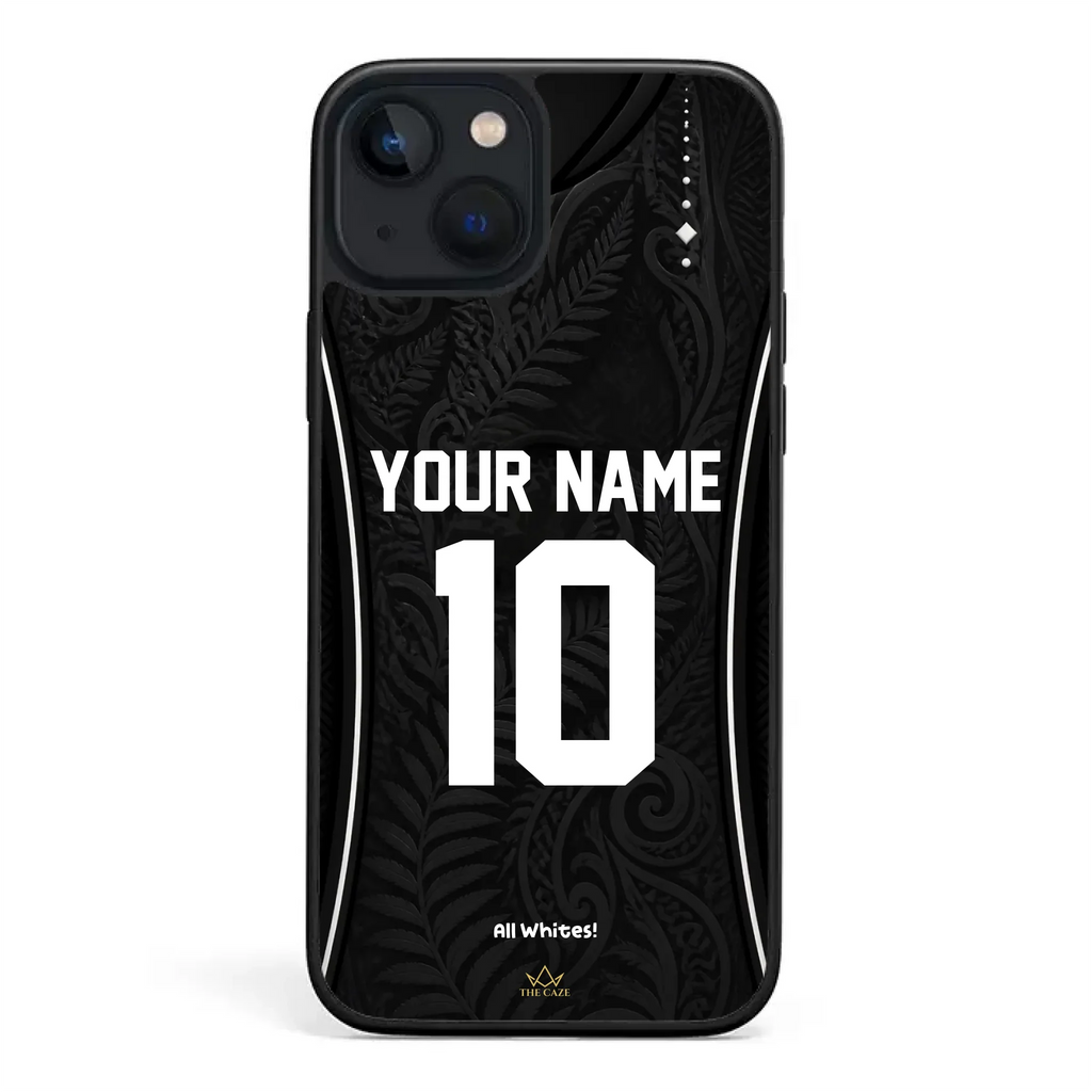 Funda de iPhone camiseta de fútbol Nueva Zelanda