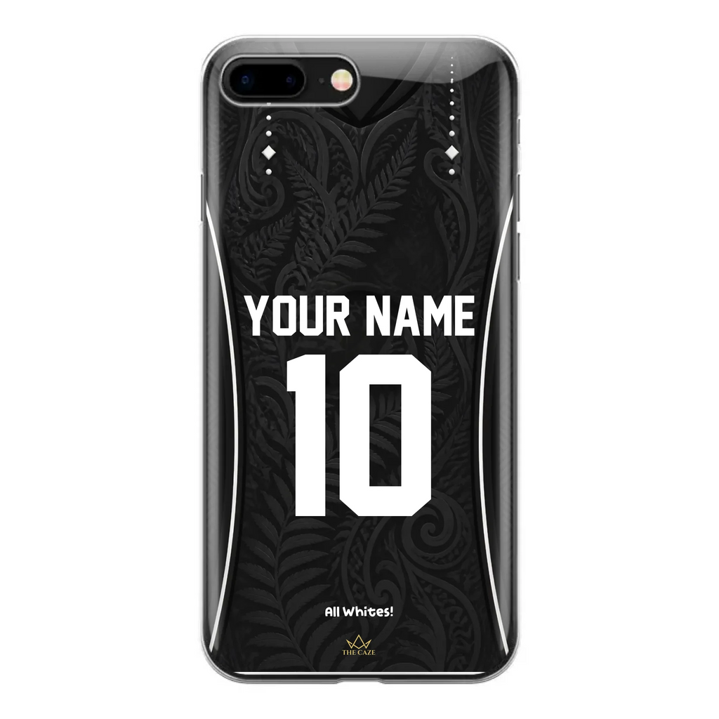 Funda de iPhone camiseta de fútbol Nueva Zelanda