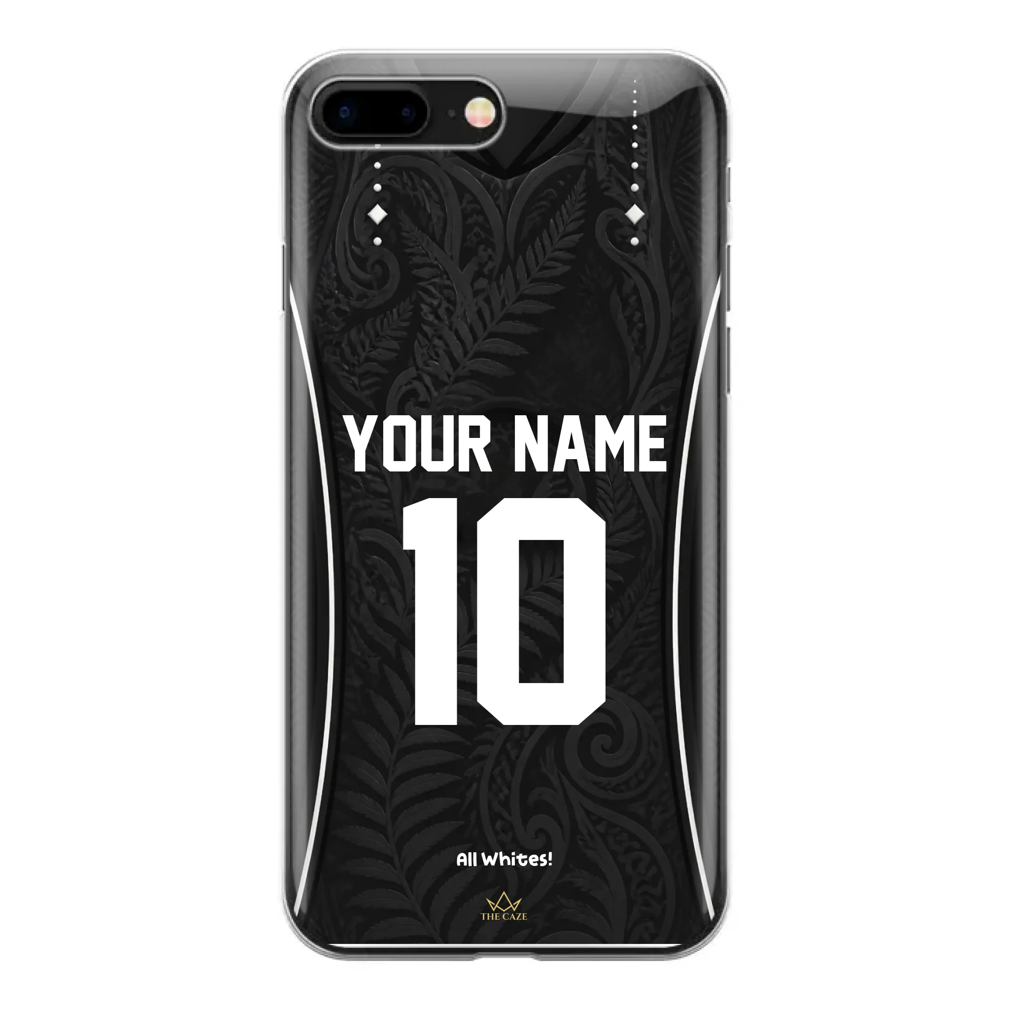 Funda de iPhone camiseta de fútbol Nueva Zelanda