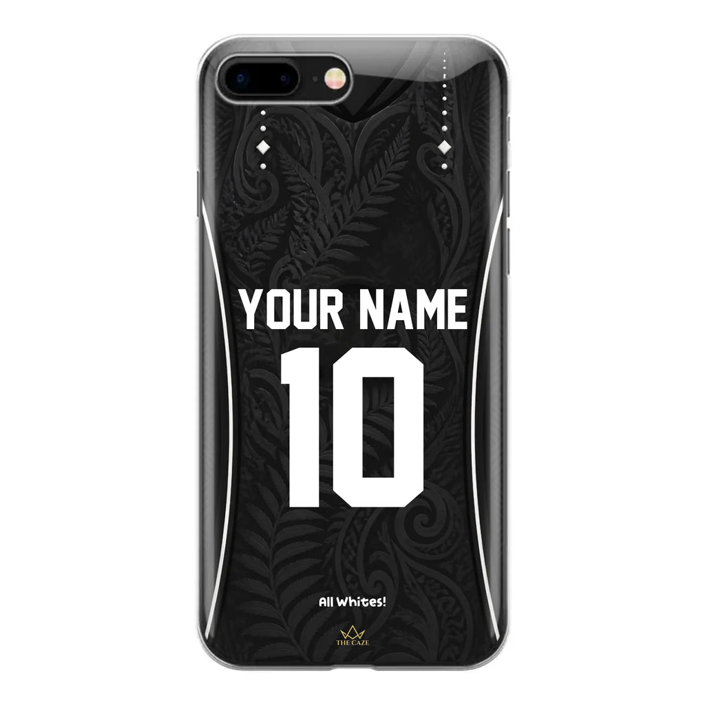 Funda de iPhone camiseta de fútbol Nueva Zelanda