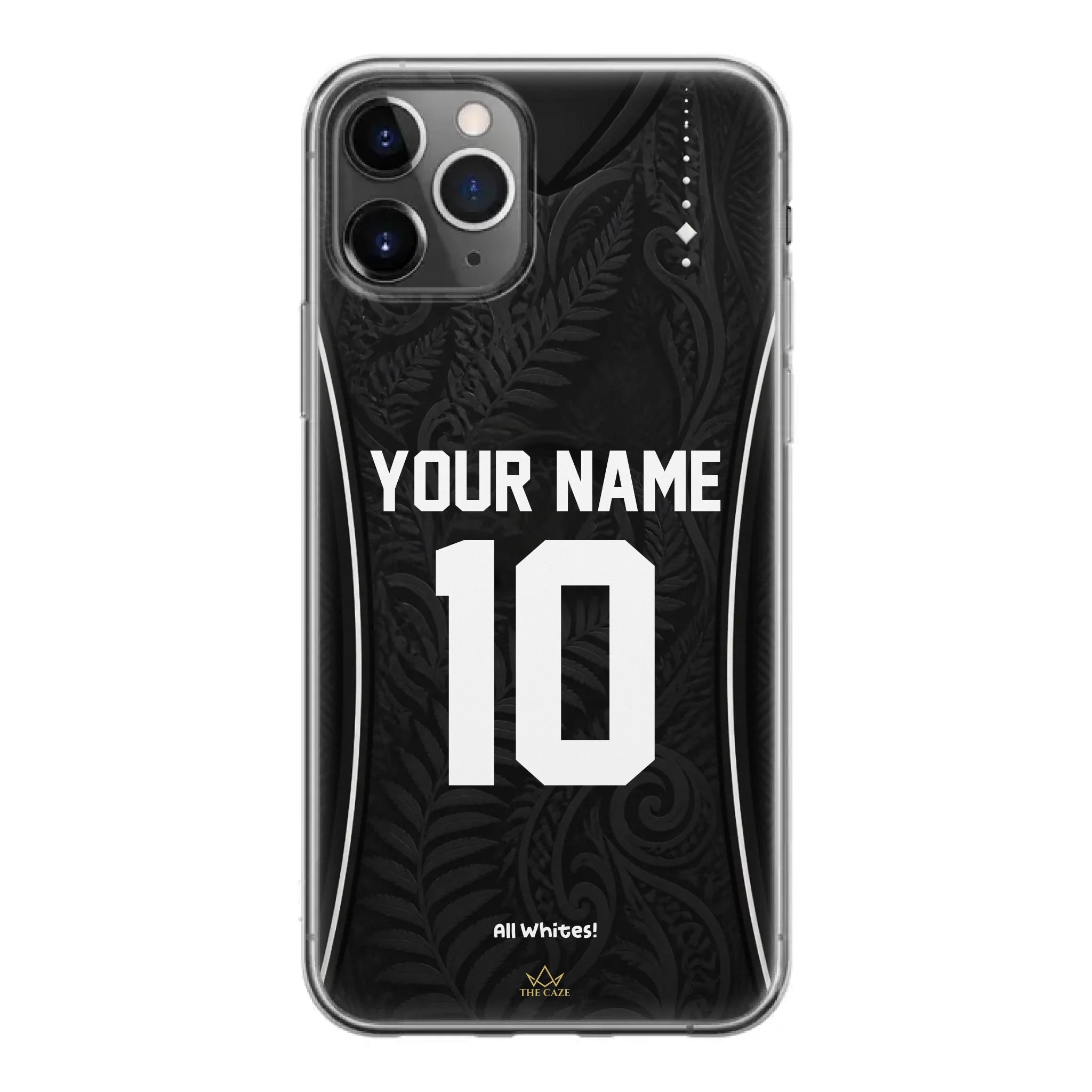 Funda de iPhone camiseta de fútbol Nueva Zelanda