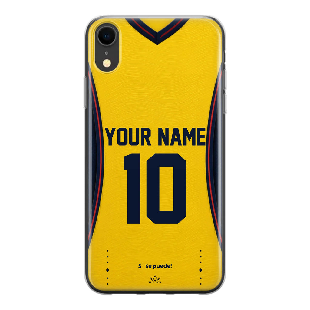 Ecuador football Jersey iPhone Case