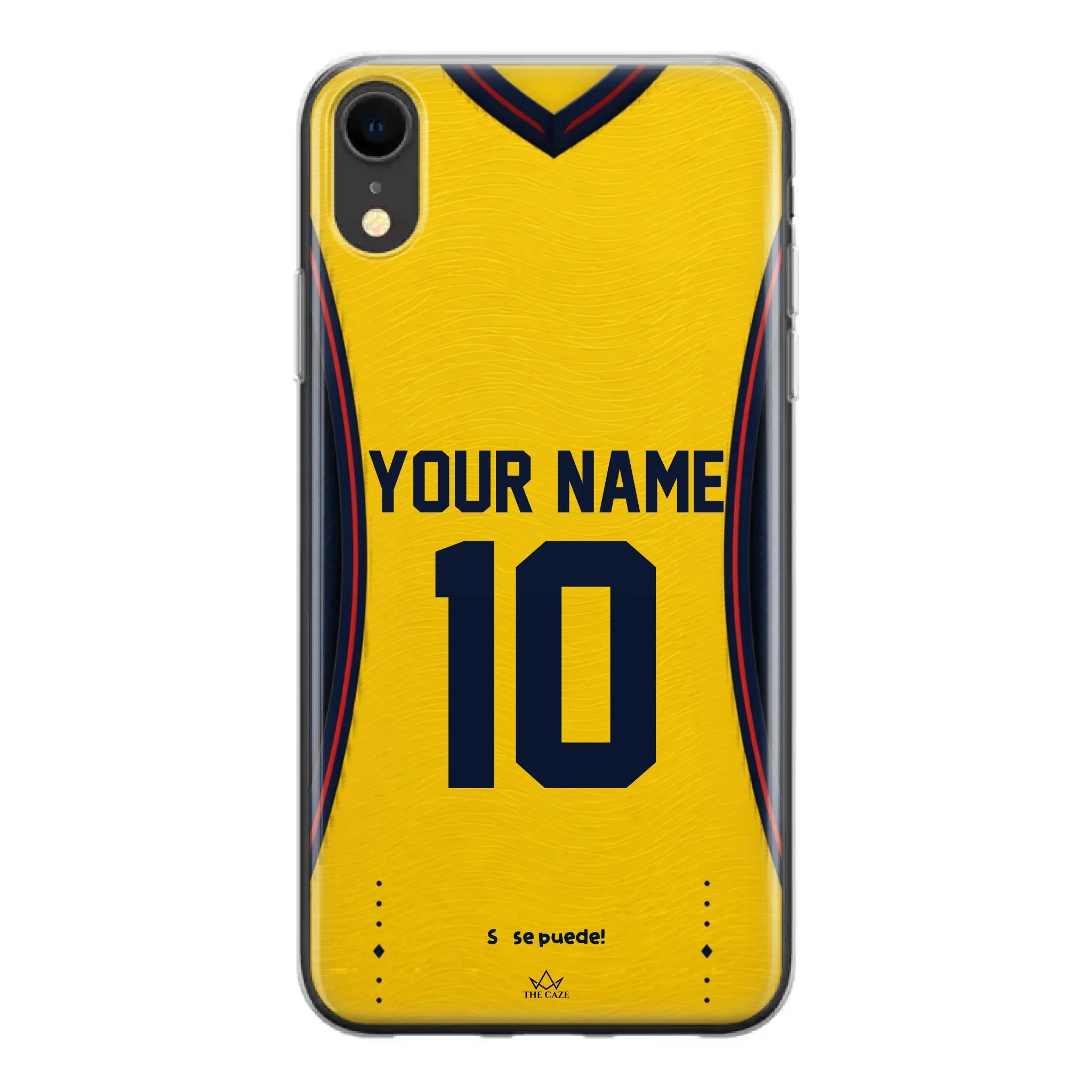 Ecuador football Jersey iPhone Case