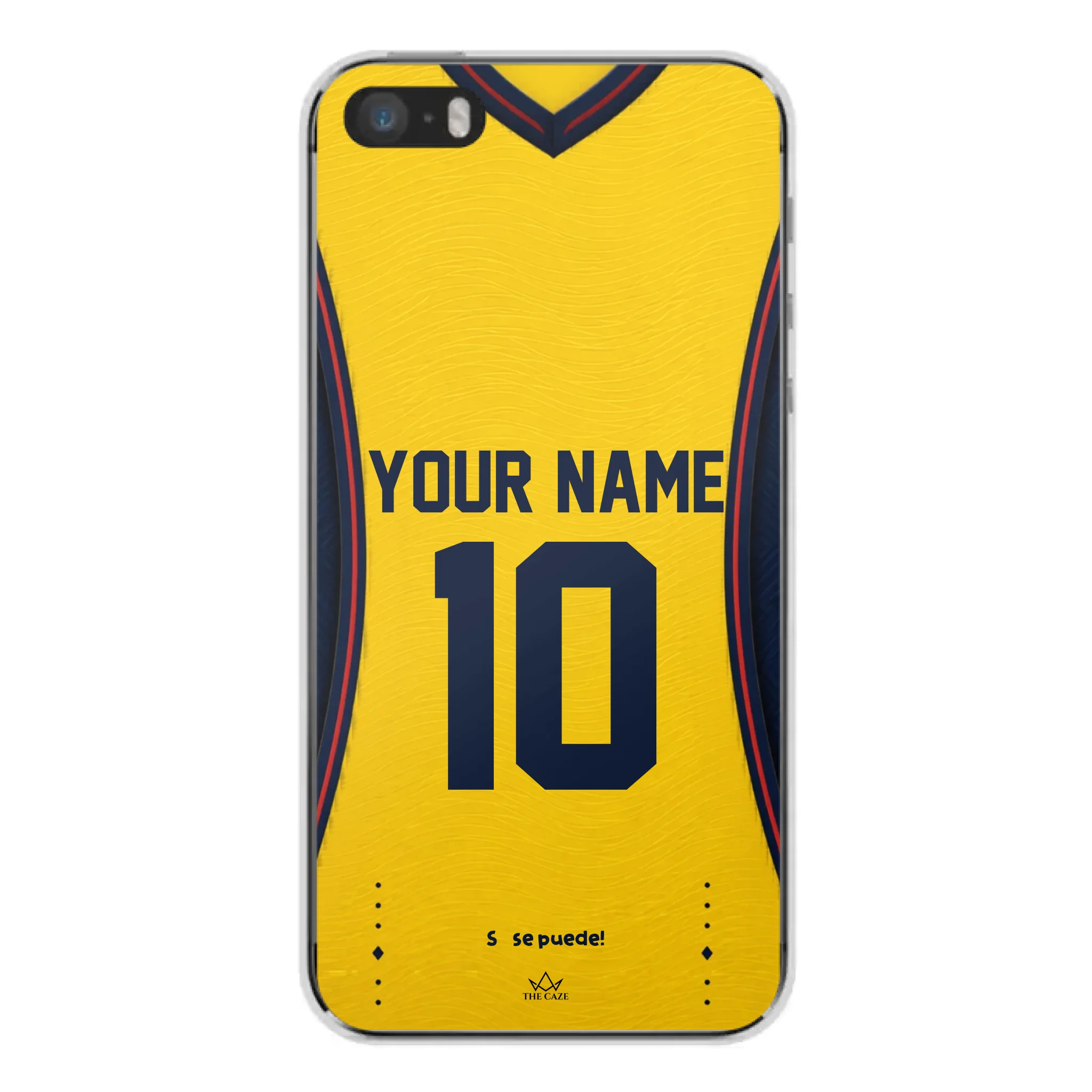 Ecuador football Jersey iPhone Case