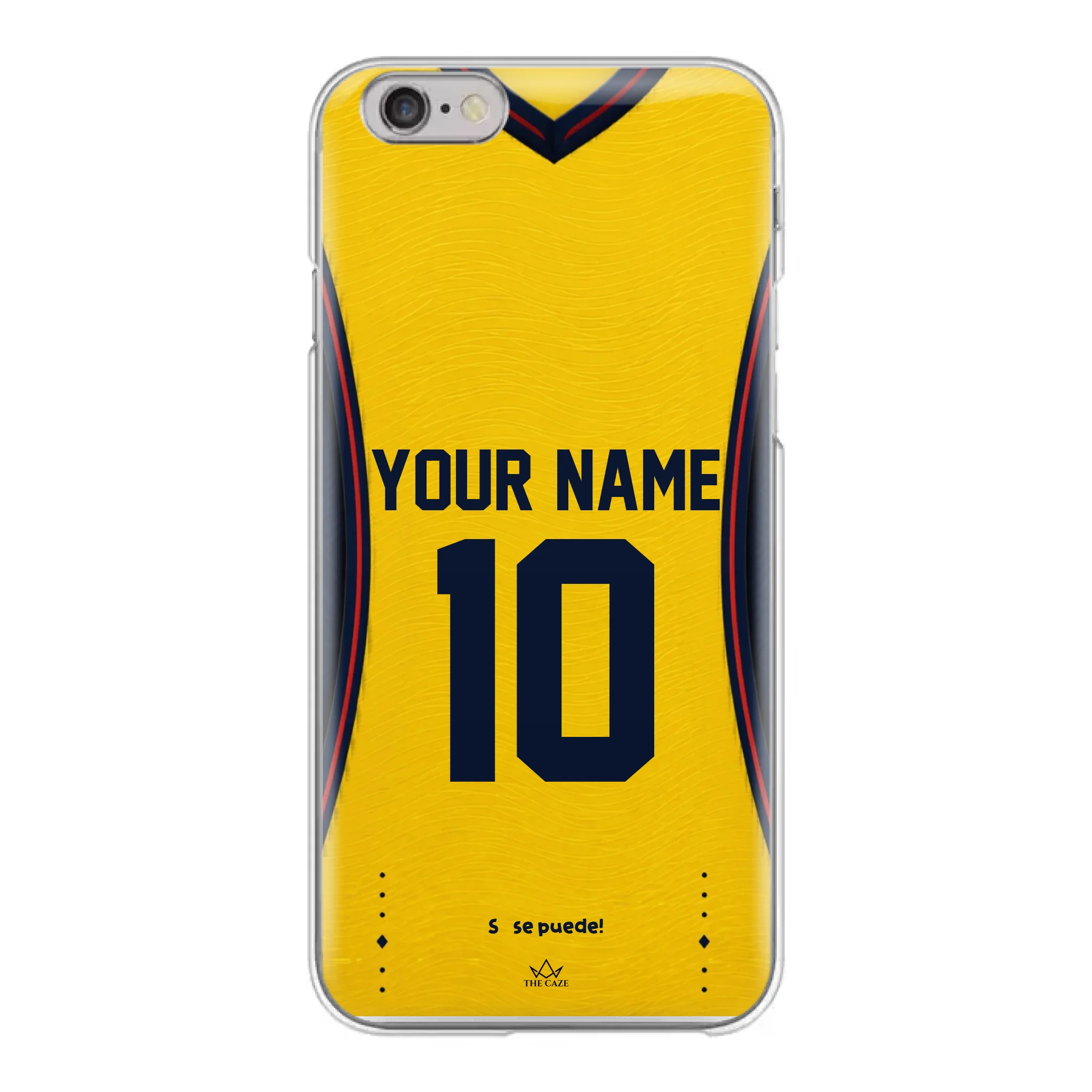 Ecuador football Jersey iPhone Case