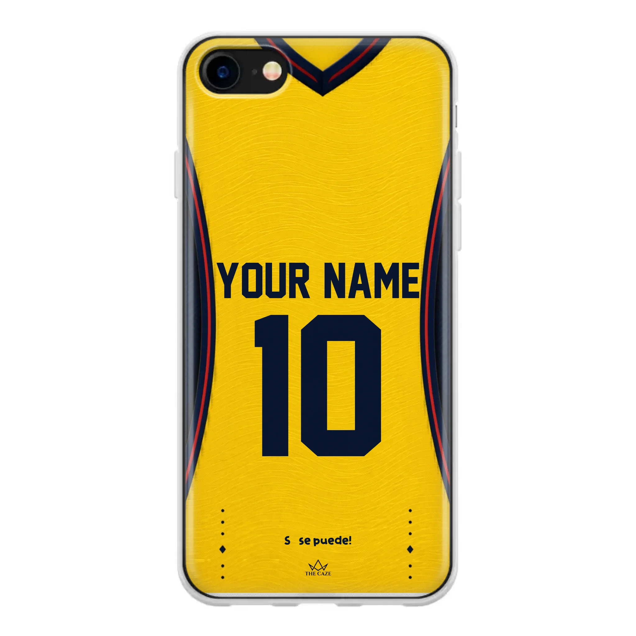 Ecuador football Jersey iPhone Case