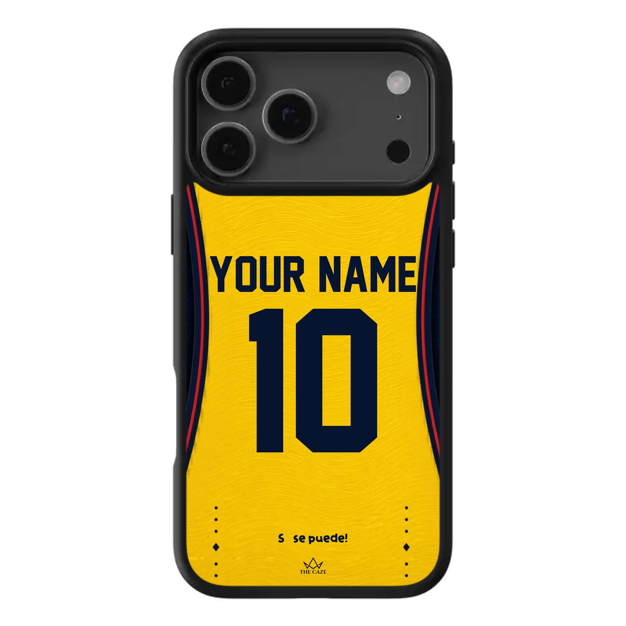 Ecuador football Jersey iPhone Case