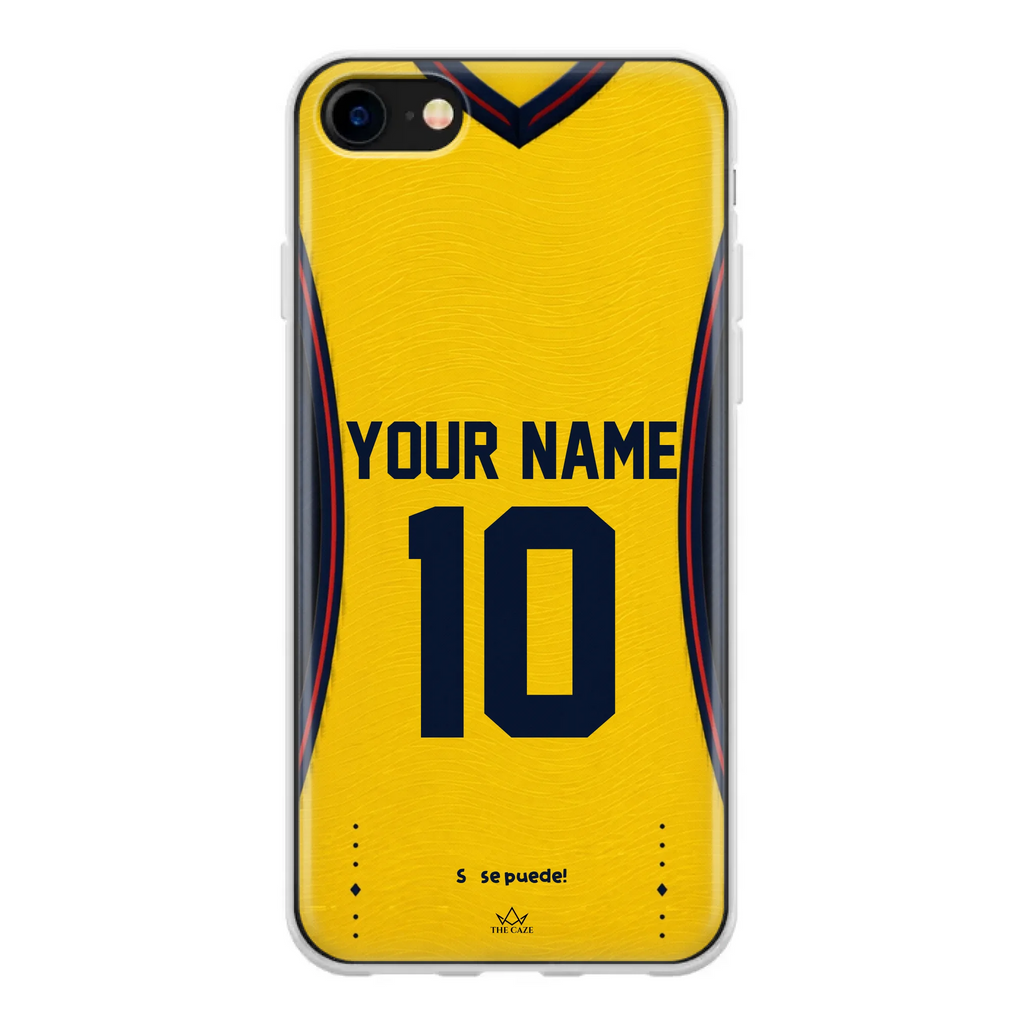 Ecuador football Jersey iPhone Case