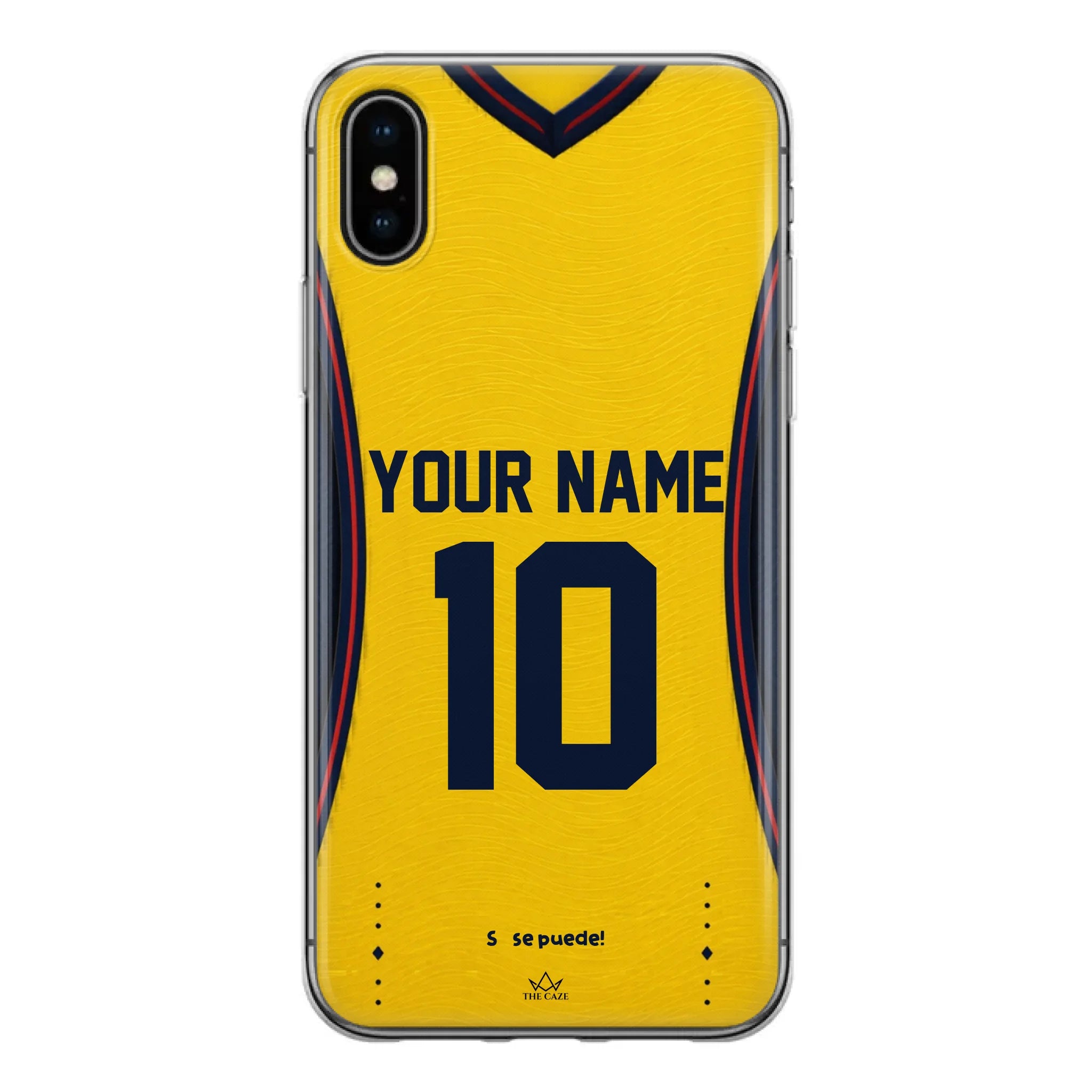 Ecuador football Jersey iPhone Case