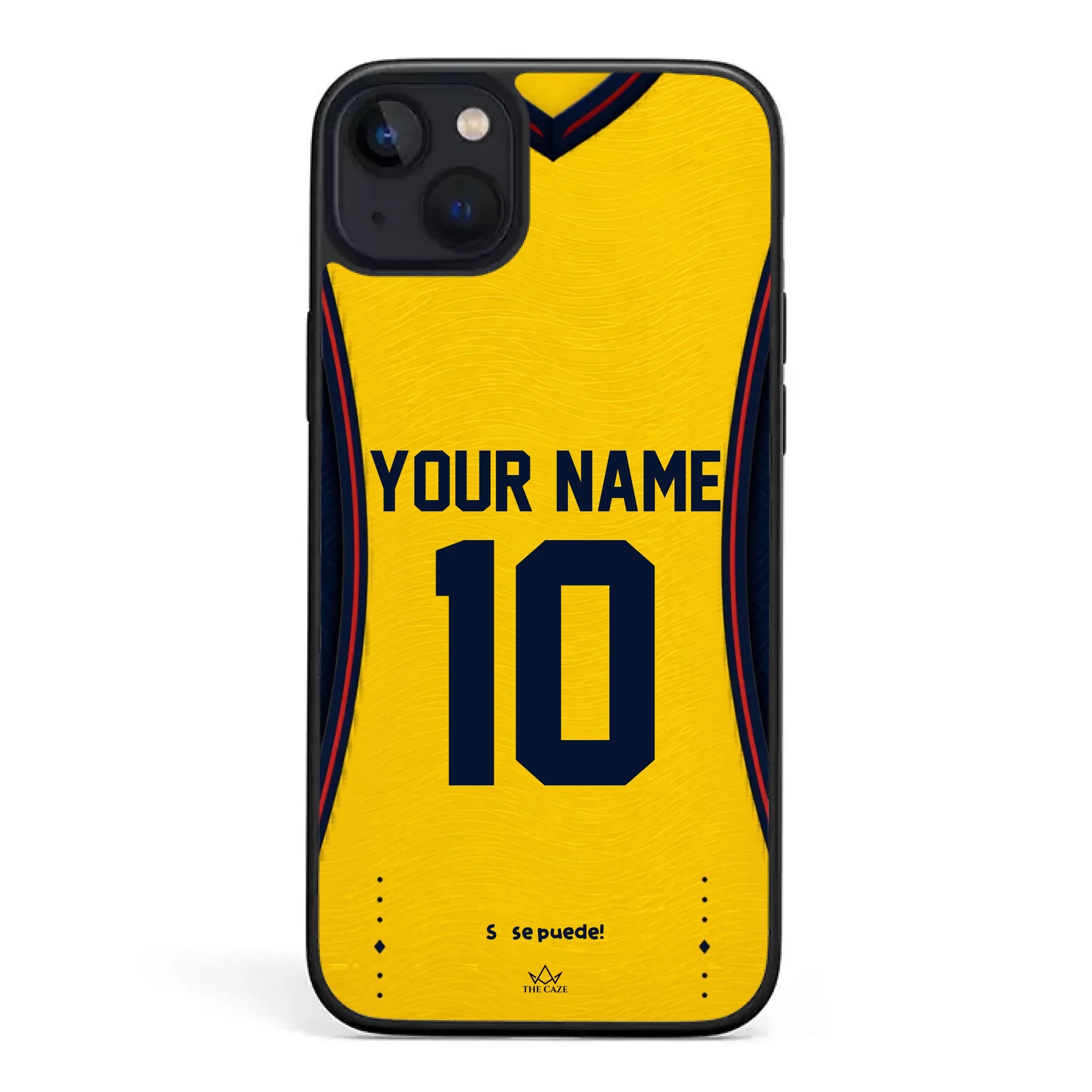 Ecuador football Jersey iPhone Case