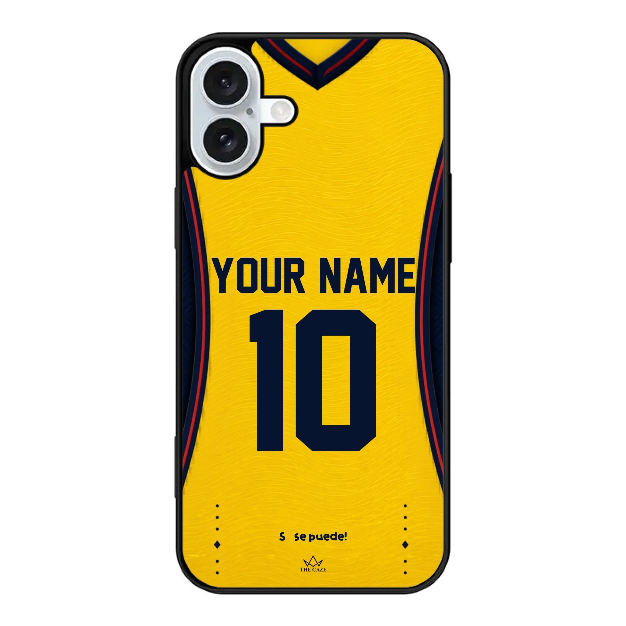 Ecuador football Jersey iPhone Case