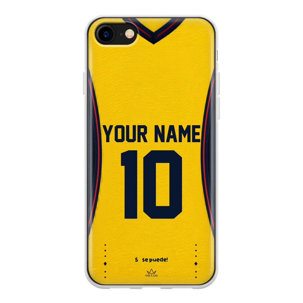 Ecuador football Jersey iPhone Case