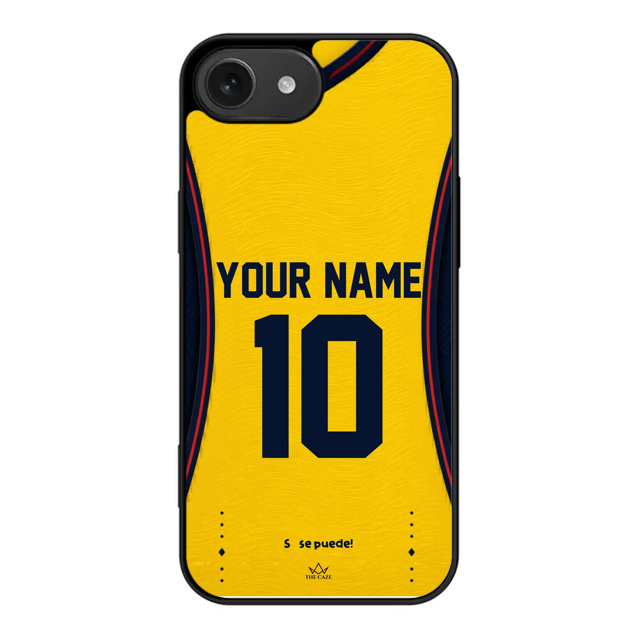Ecuador football Jersey iPhone Case