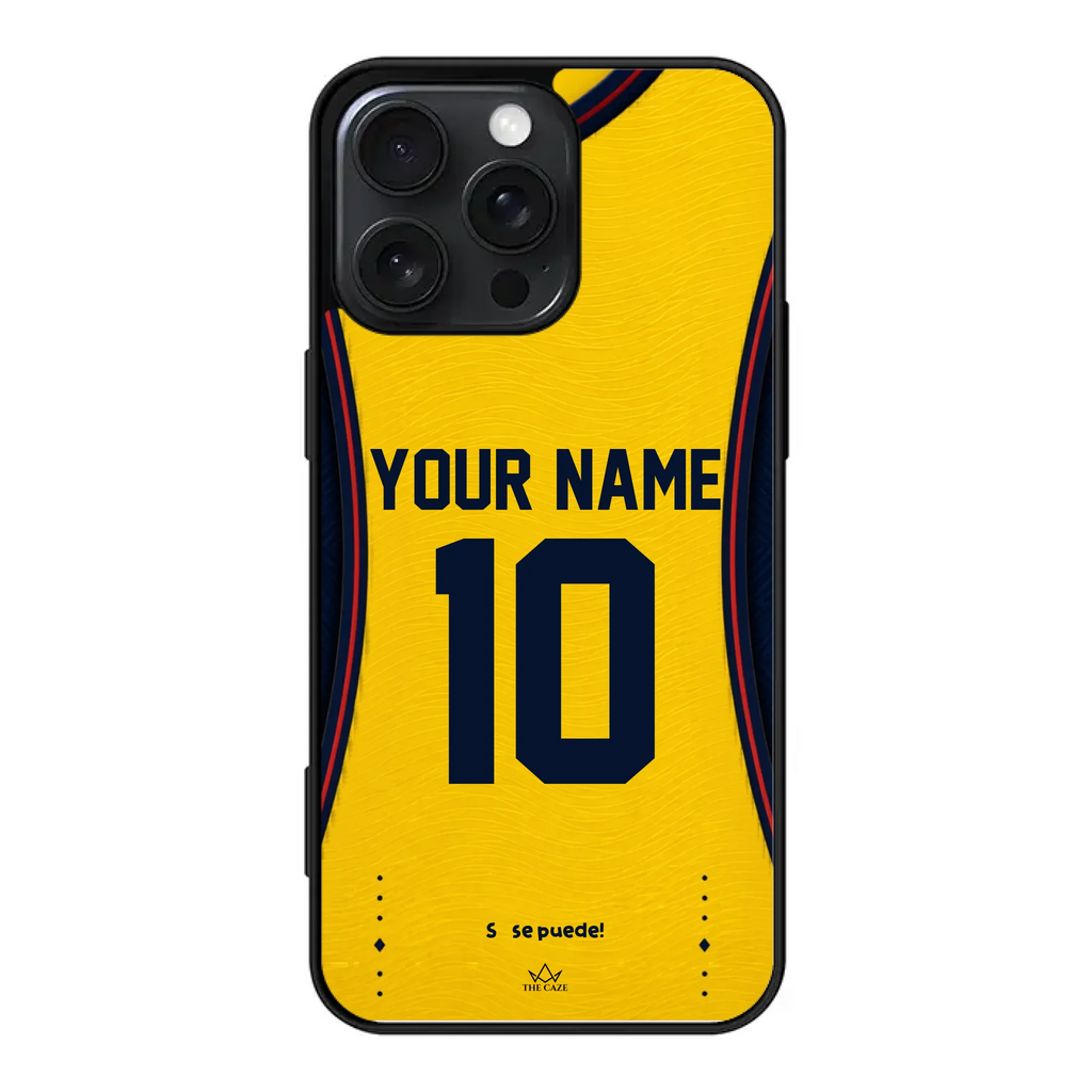 Ecuador football Jersey iPhone Case