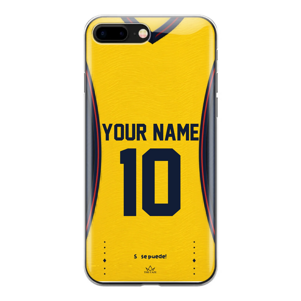 Ecuador football Jersey iPhone Case