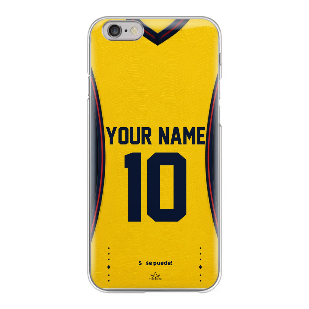 Ecuador football Jersey iPhone Case