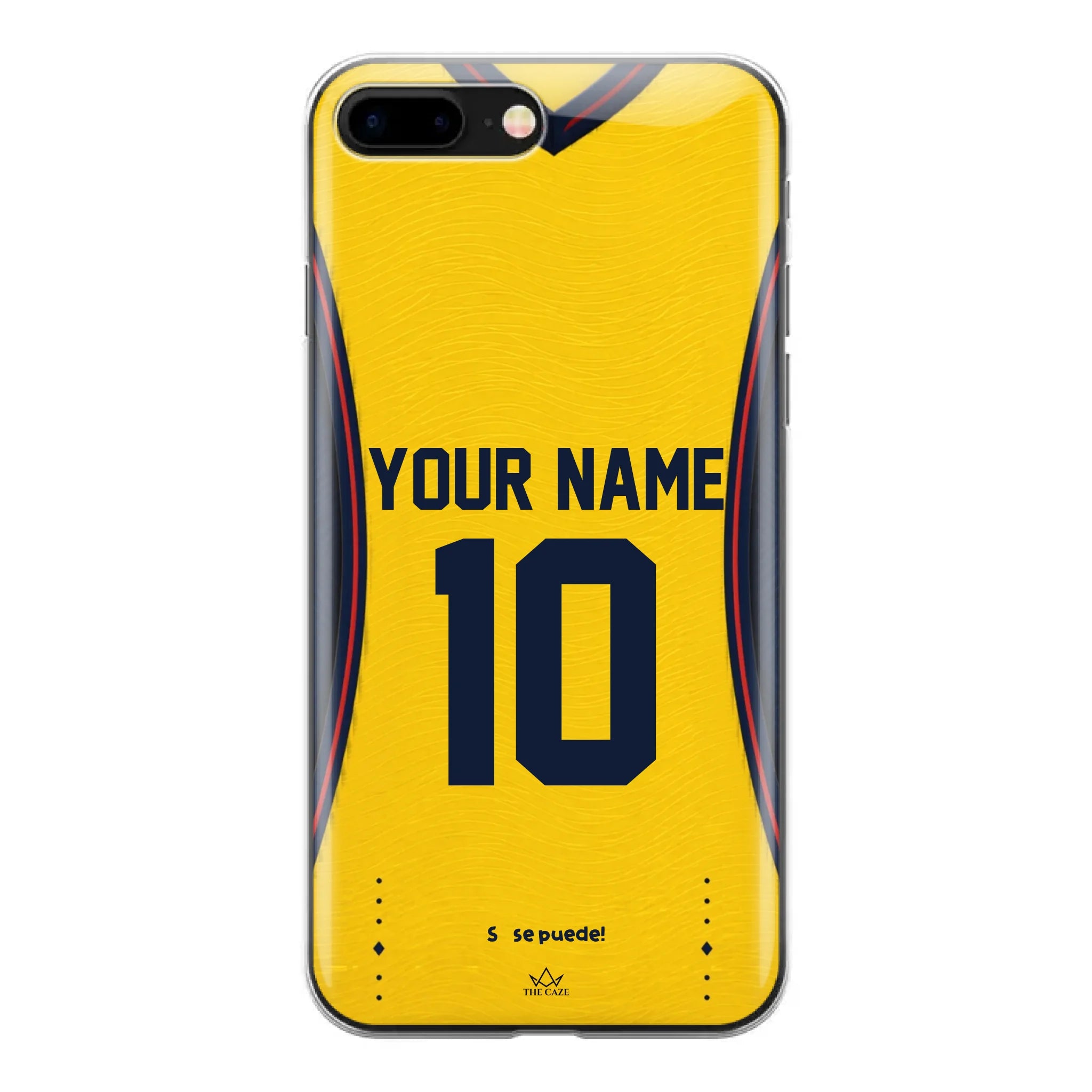 Ecuador football Jersey iPhone Case
