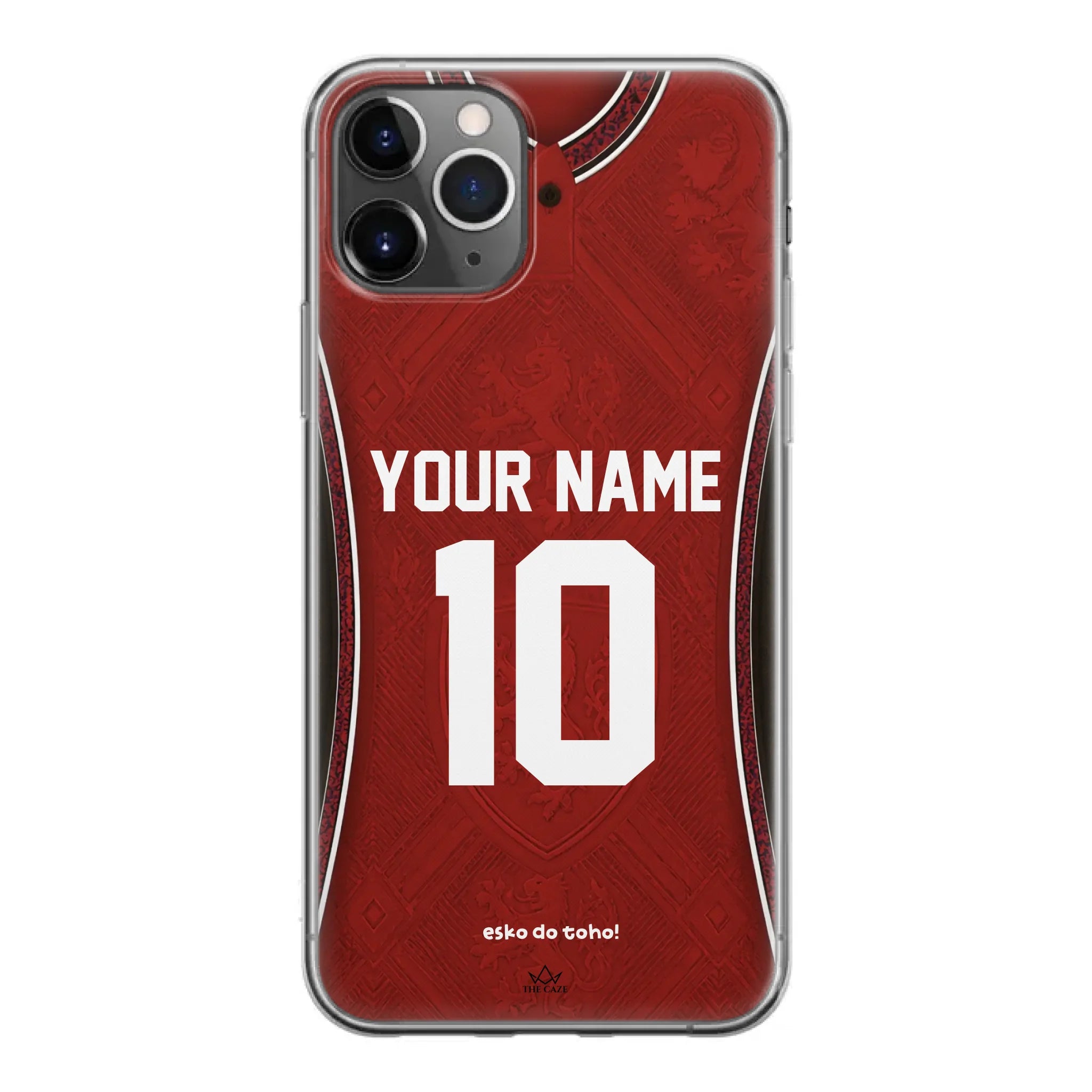 Funda de iPhone con camiseta de fútbol de la República Checa