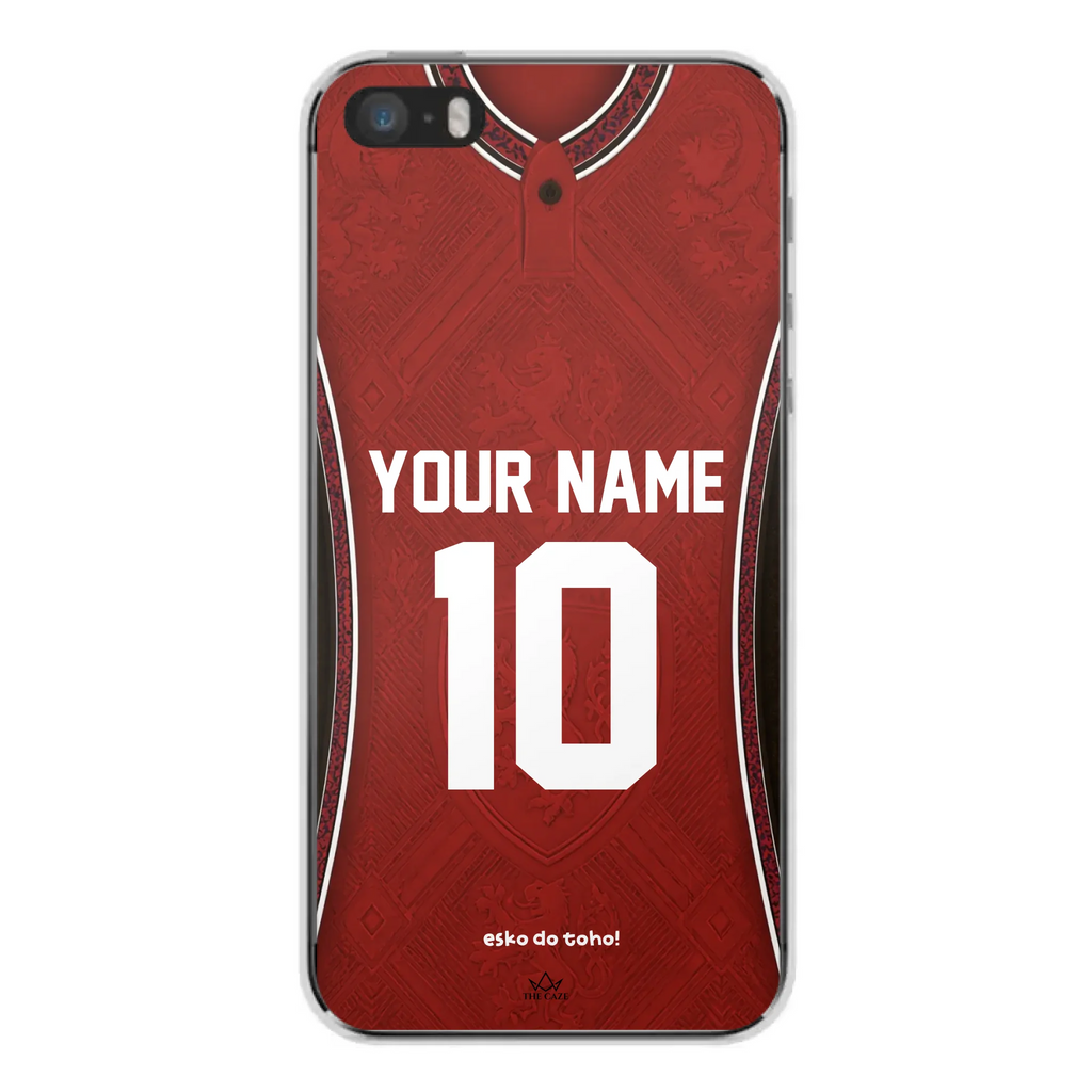 Funda de iPhone con camiseta de fútbol de la República Checa