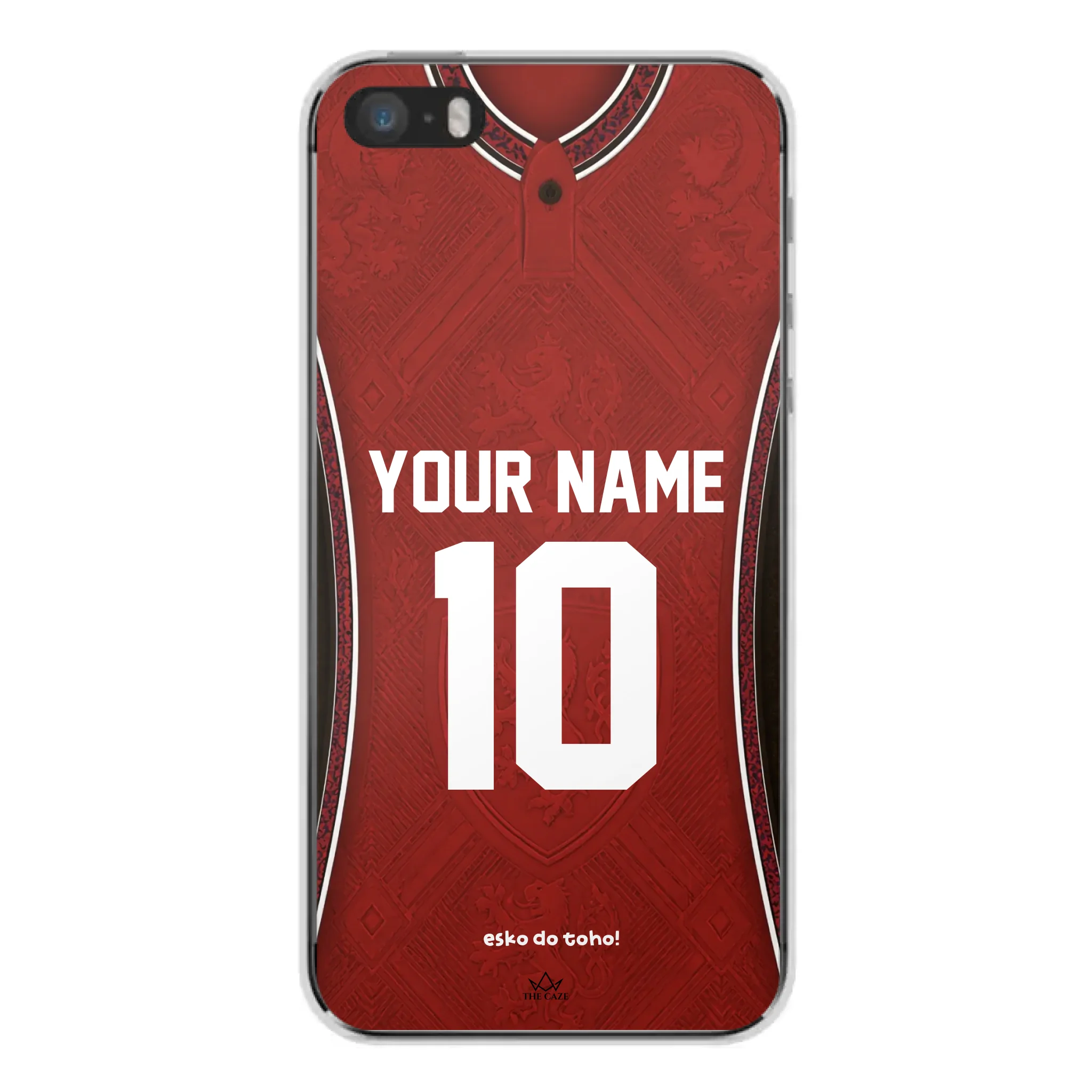 Funda de iPhone con camiseta de fútbol de la República Checa