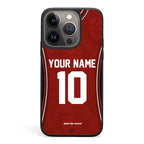 Funda de iPhone con camiseta de fútbol de la República Checa