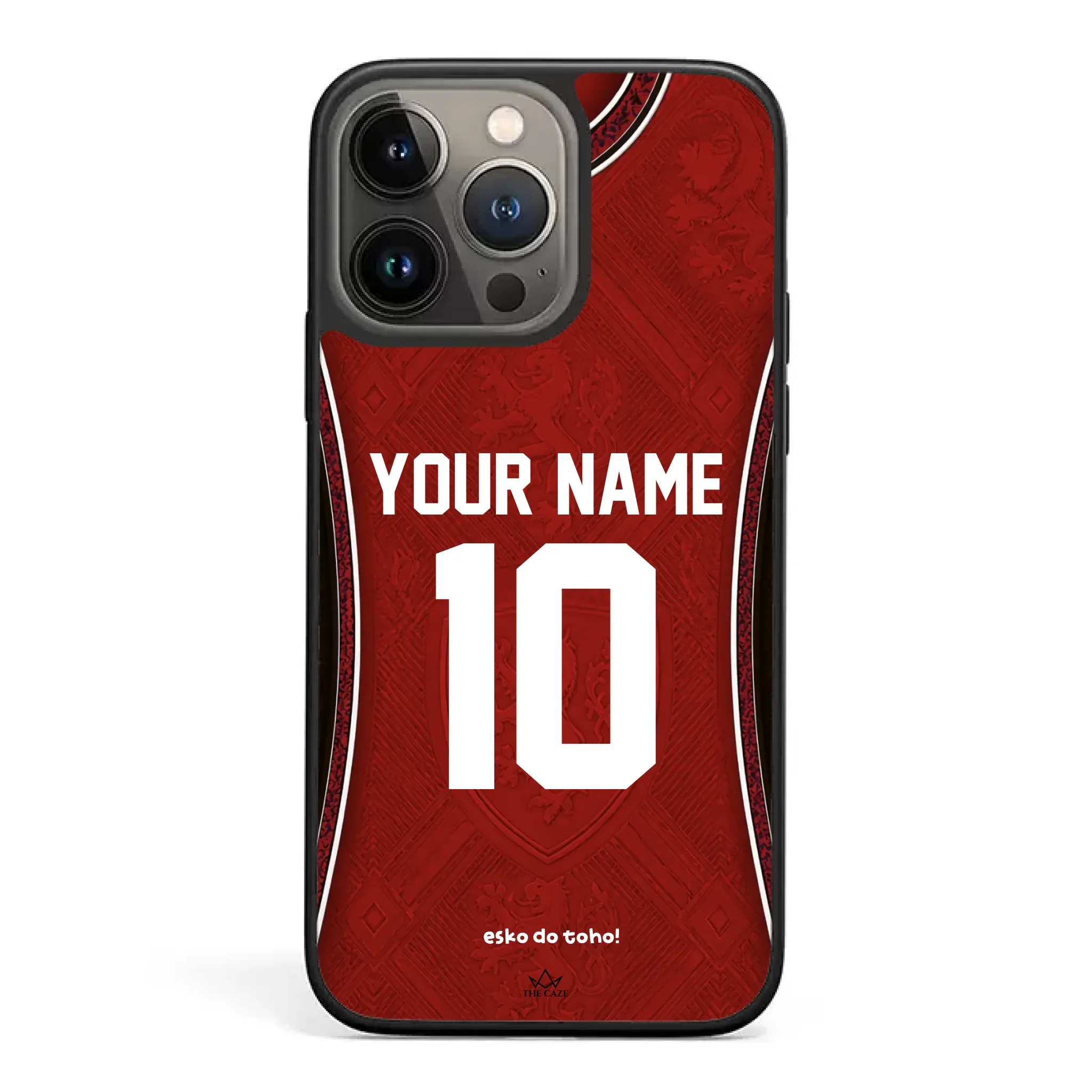 Funda de iPhone con camiseta de fútbol de la República Checa