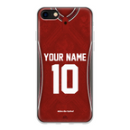 Funda de iPhone con camiseta de fútbol de la República Checa