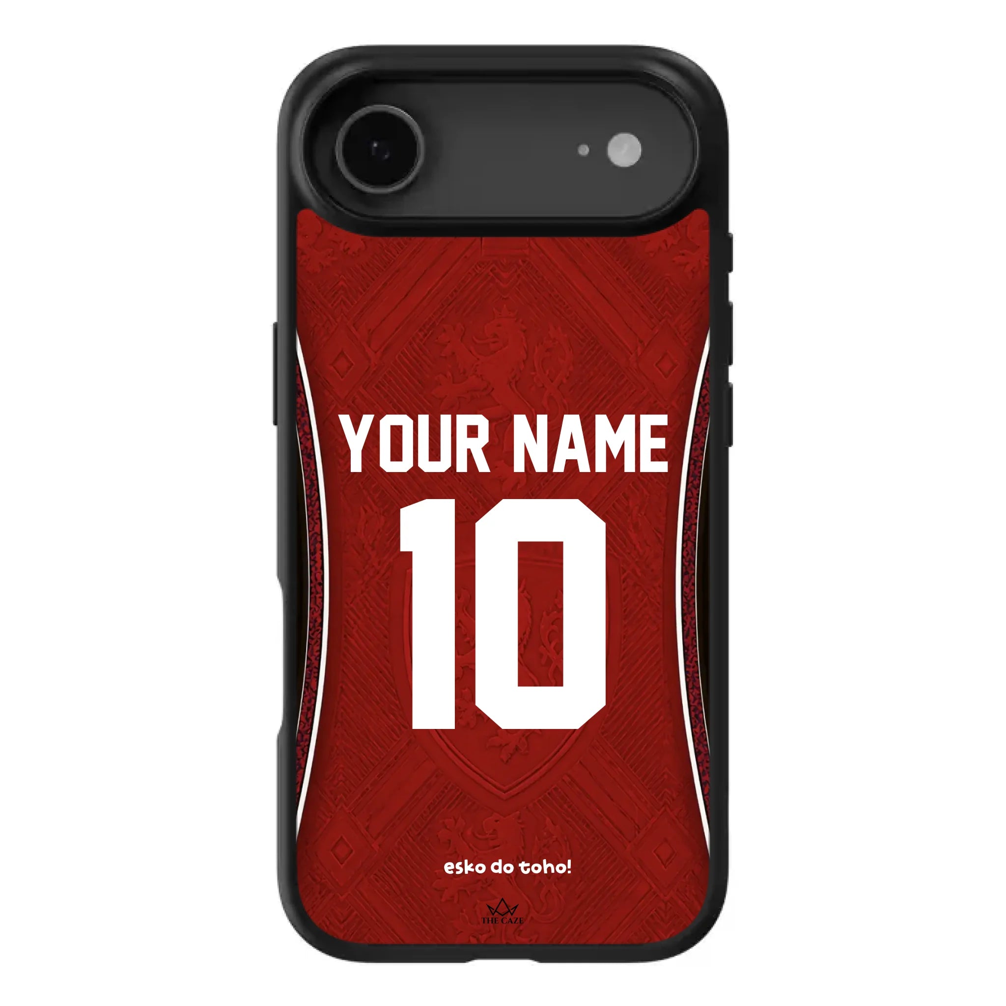 Funda de iPhone con camiseta de fútbol de la República Checa