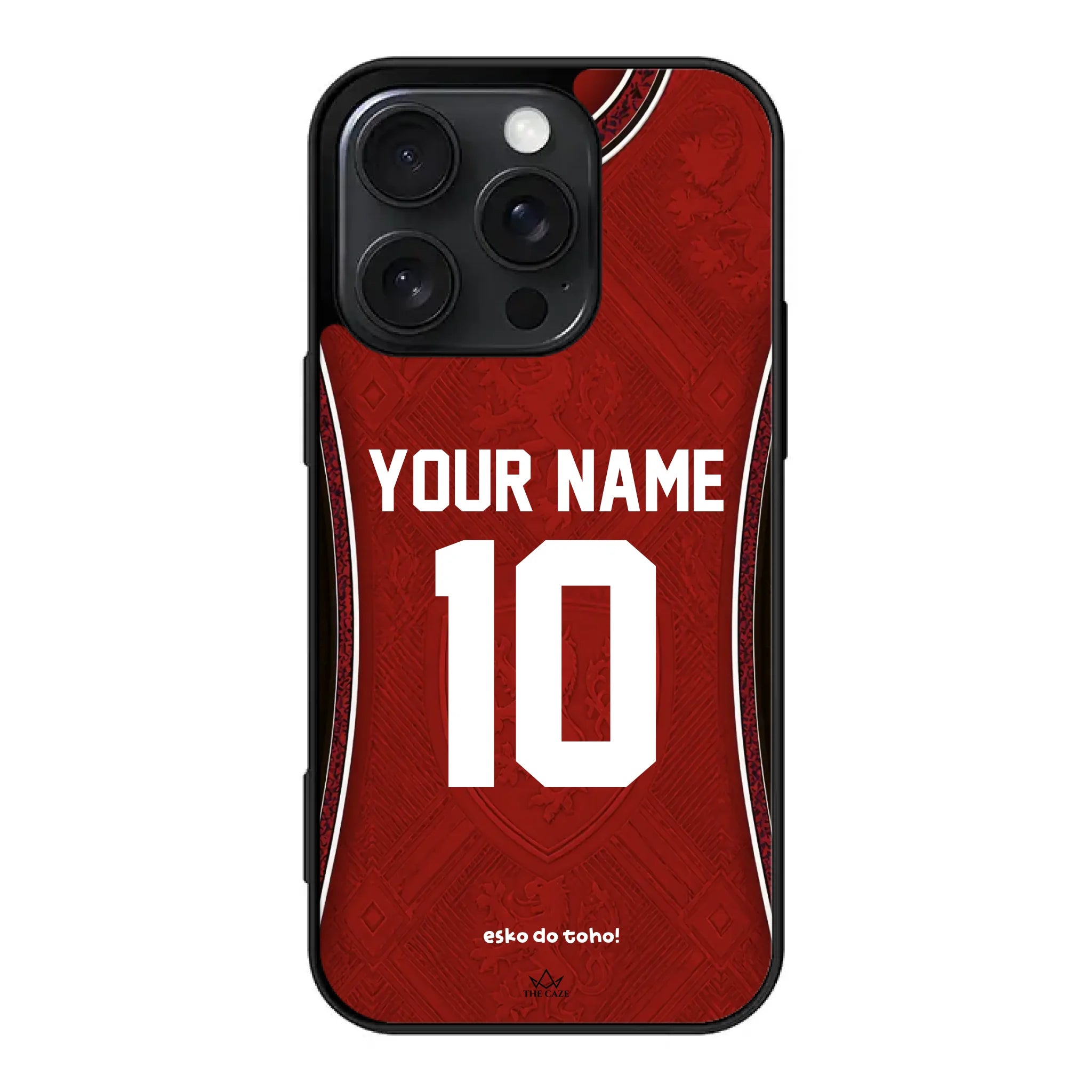 Funda de iPhone con camiseta de fútbol de la República Checa