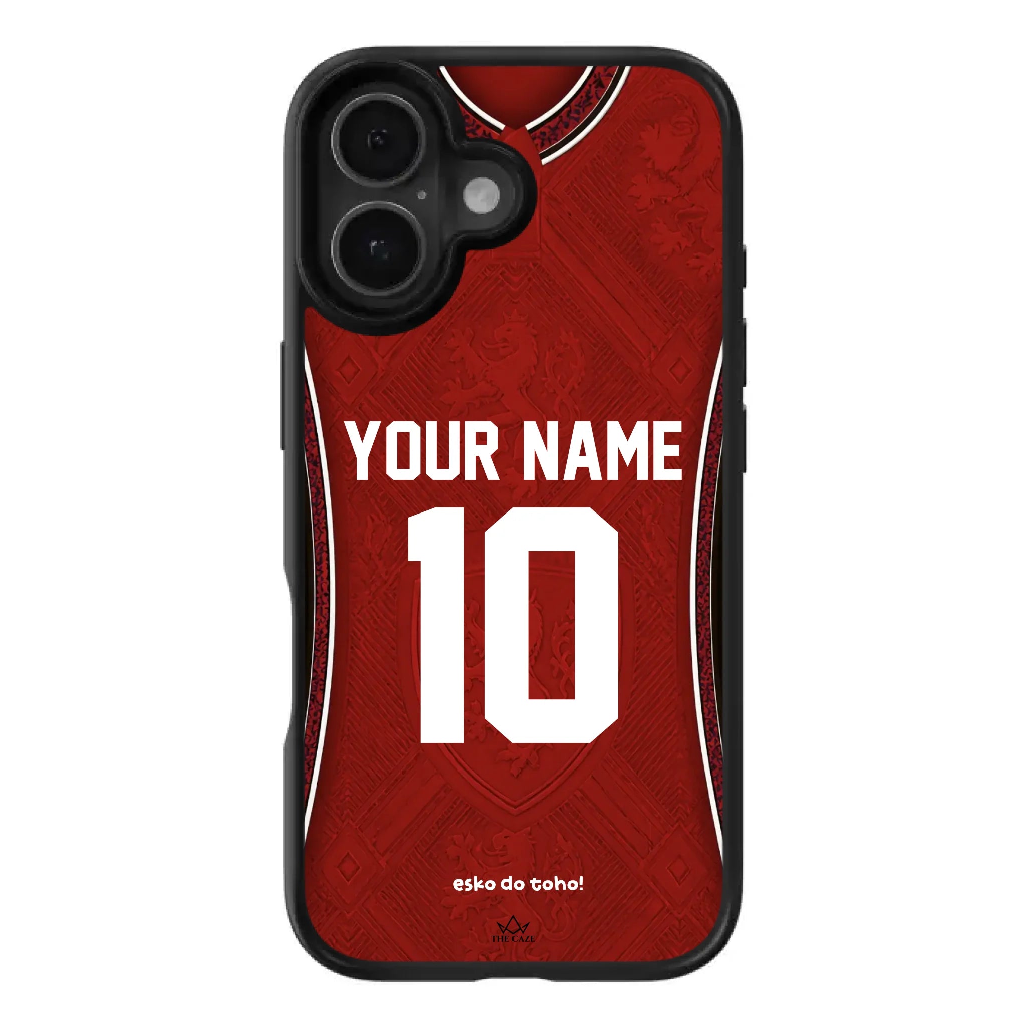 Funda de iPhone con camiseta de fútbol de la República Checa