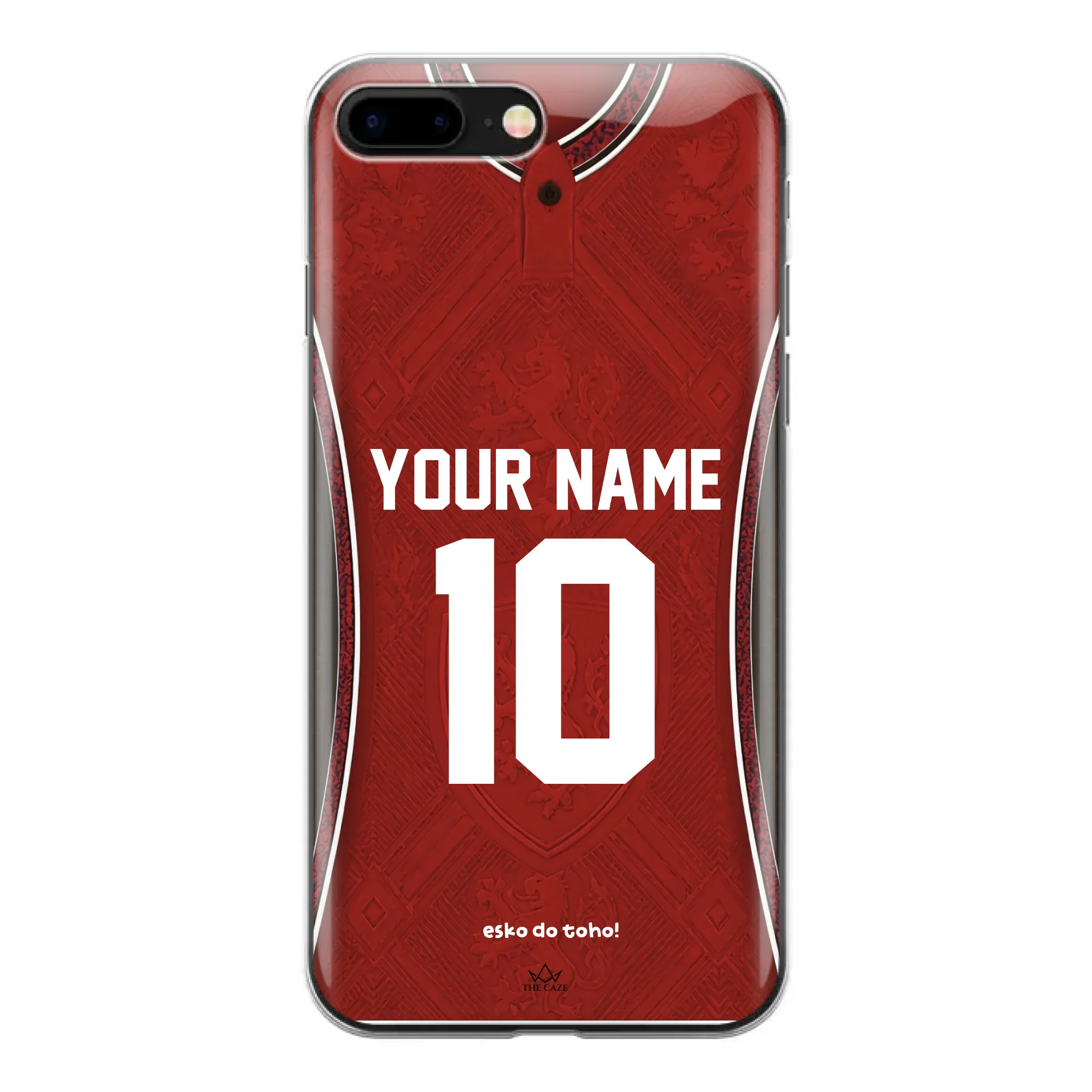 Funda de iPhone con camiseta de fútbol de la República Checa