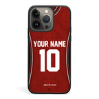 Funda de iPhone con camiseta de fútbol de la República Checa