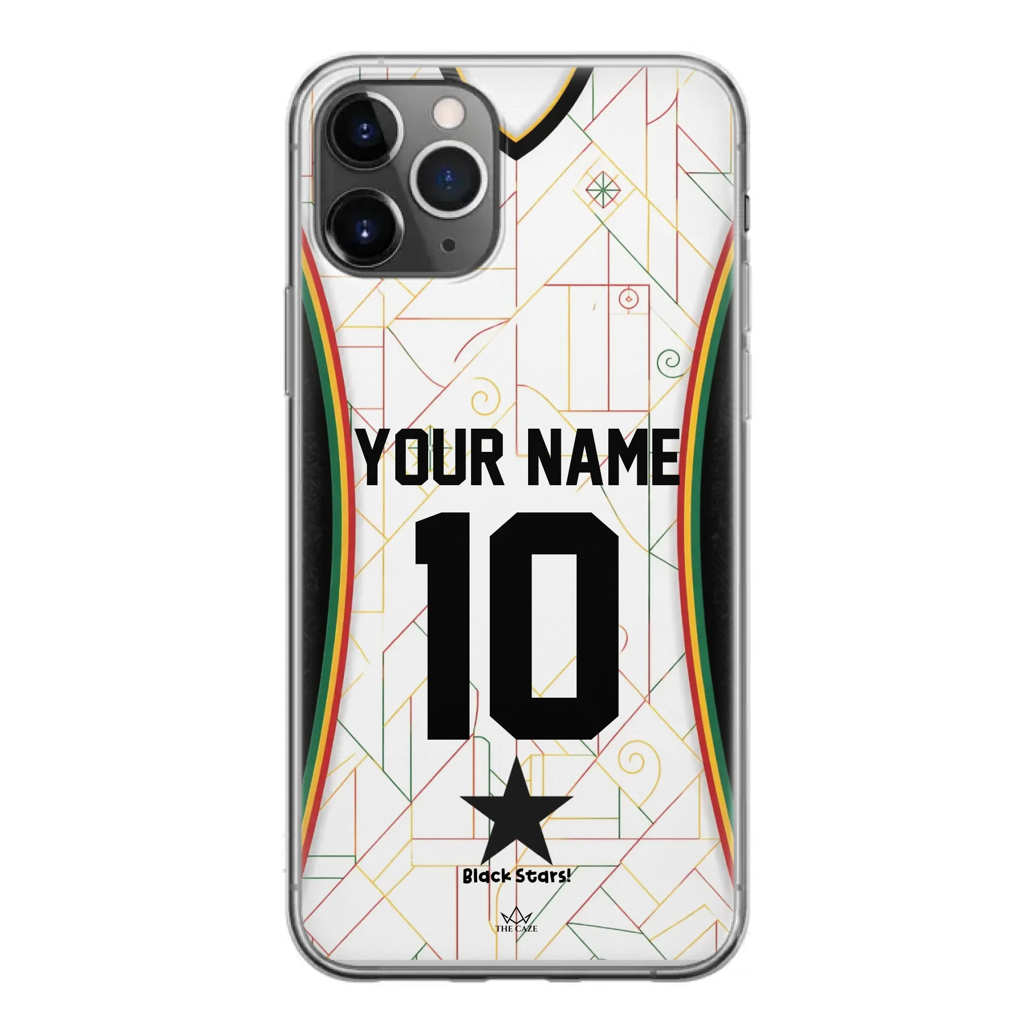 Ghana football Jersey iPhone Case