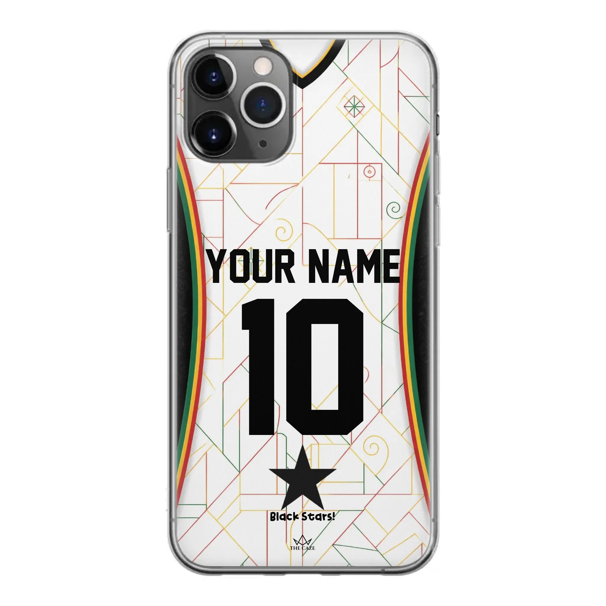 Ghana football Jersey iPhone Case
