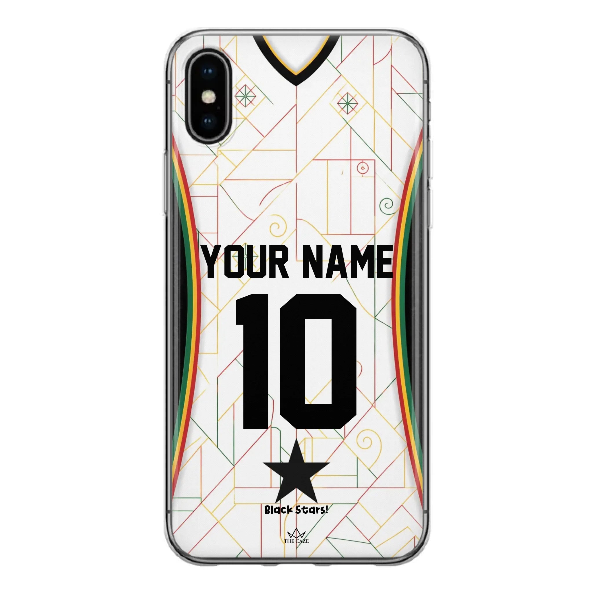 Ghana football Jersey iPhone Case