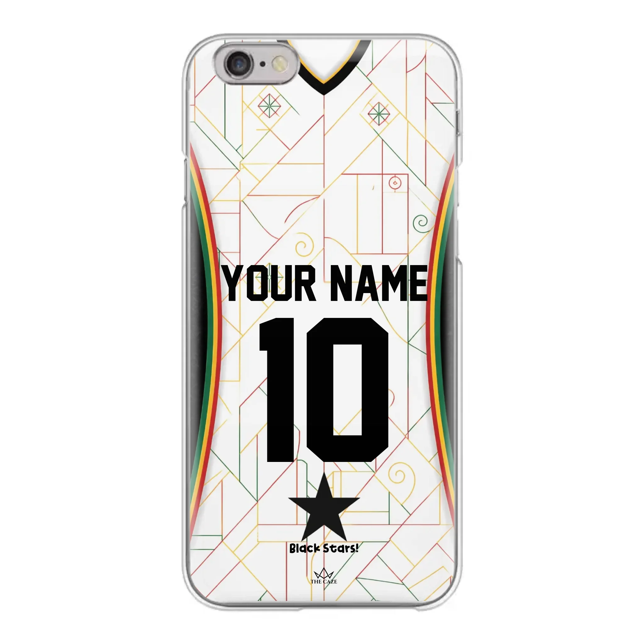 Ghana football Jersey iPhone Case