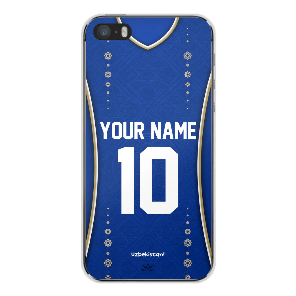 Funda de iPhone de camiseta de fútbol de Uzbekistán