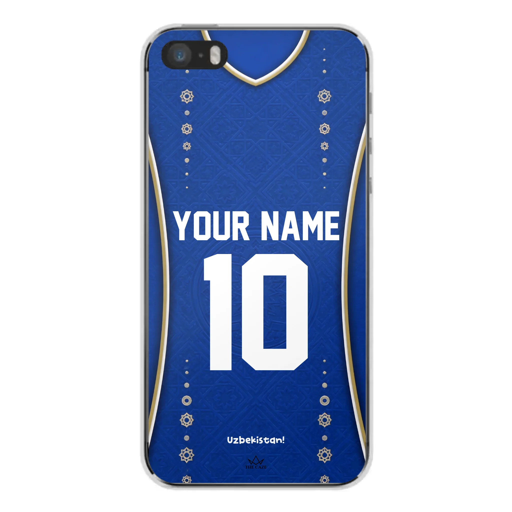 Funda de iPhone de camiseta de fútbol de Uzbekistán