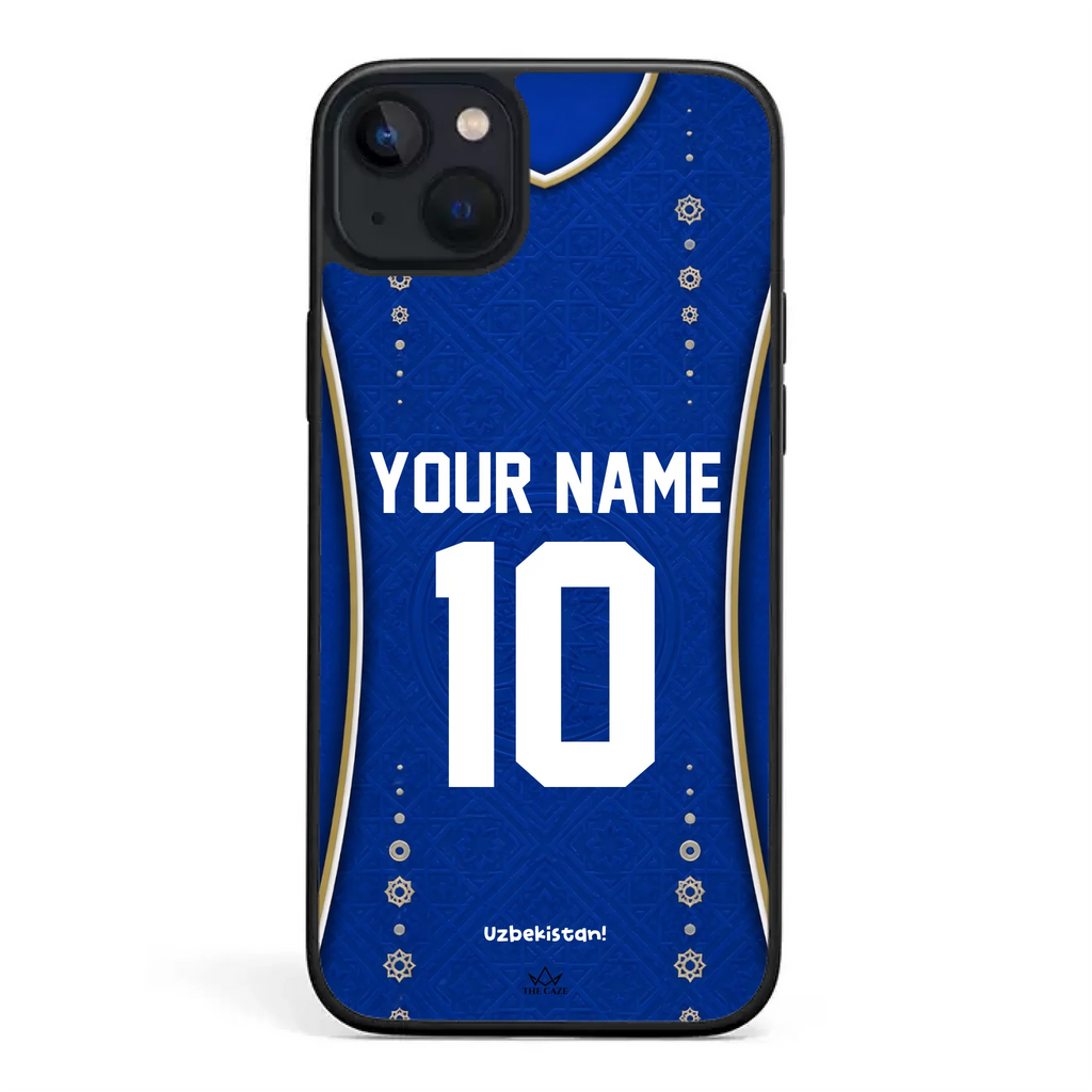 Funda de iPhone de camiseta de fútbol de Uzbekistán