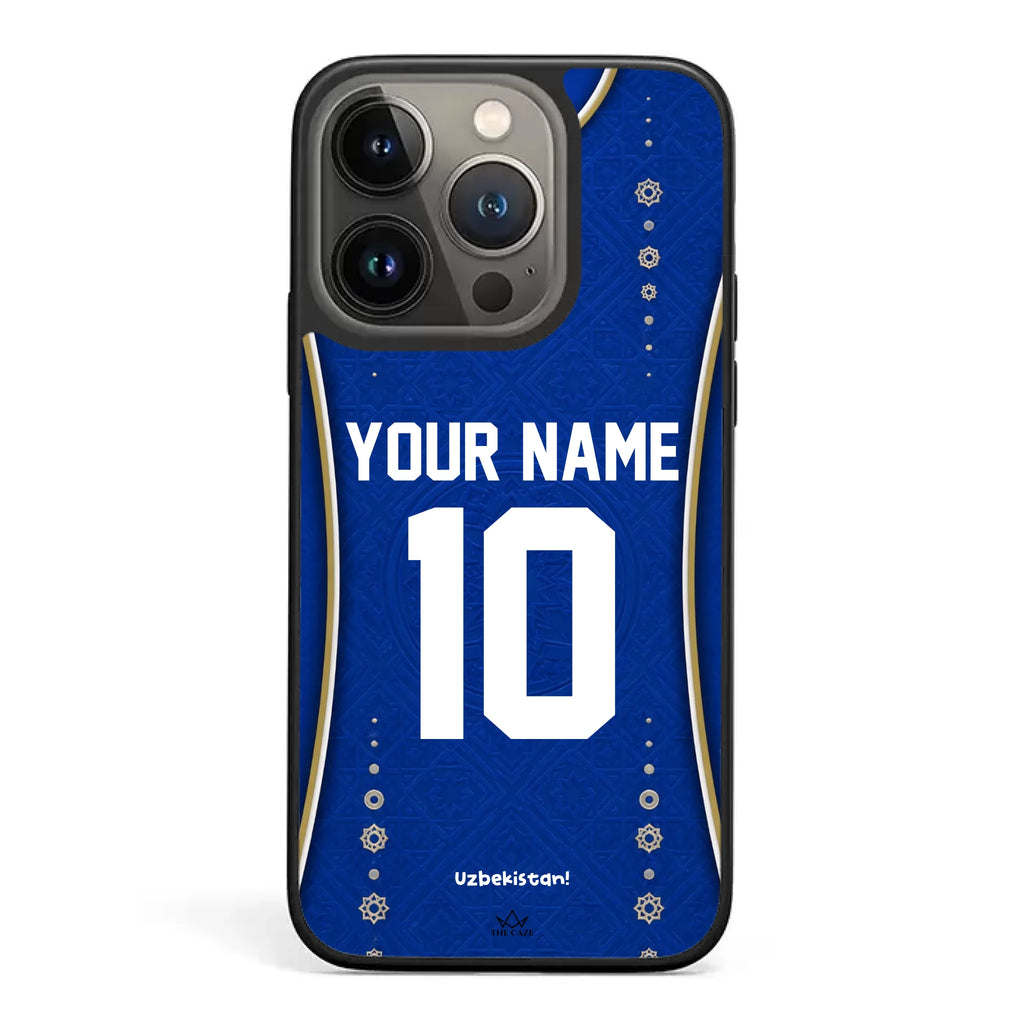 Funda de iPhone de camiseta de fútbol de Uzbekistán