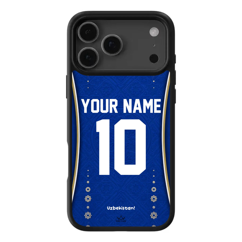 Funda de iPhone de camiseta de fútbol de Uzbekistán