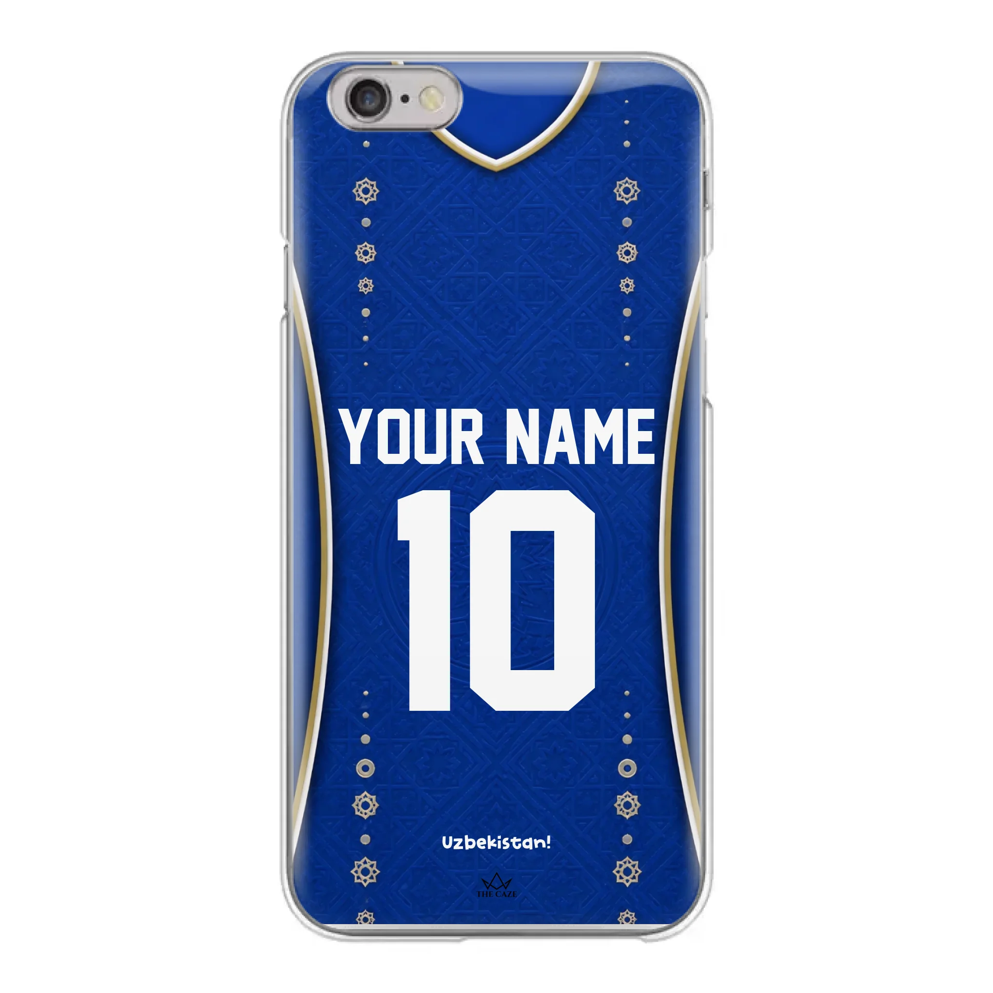 Funda de iPhone de camiseta de fútbol de Uzbekistán