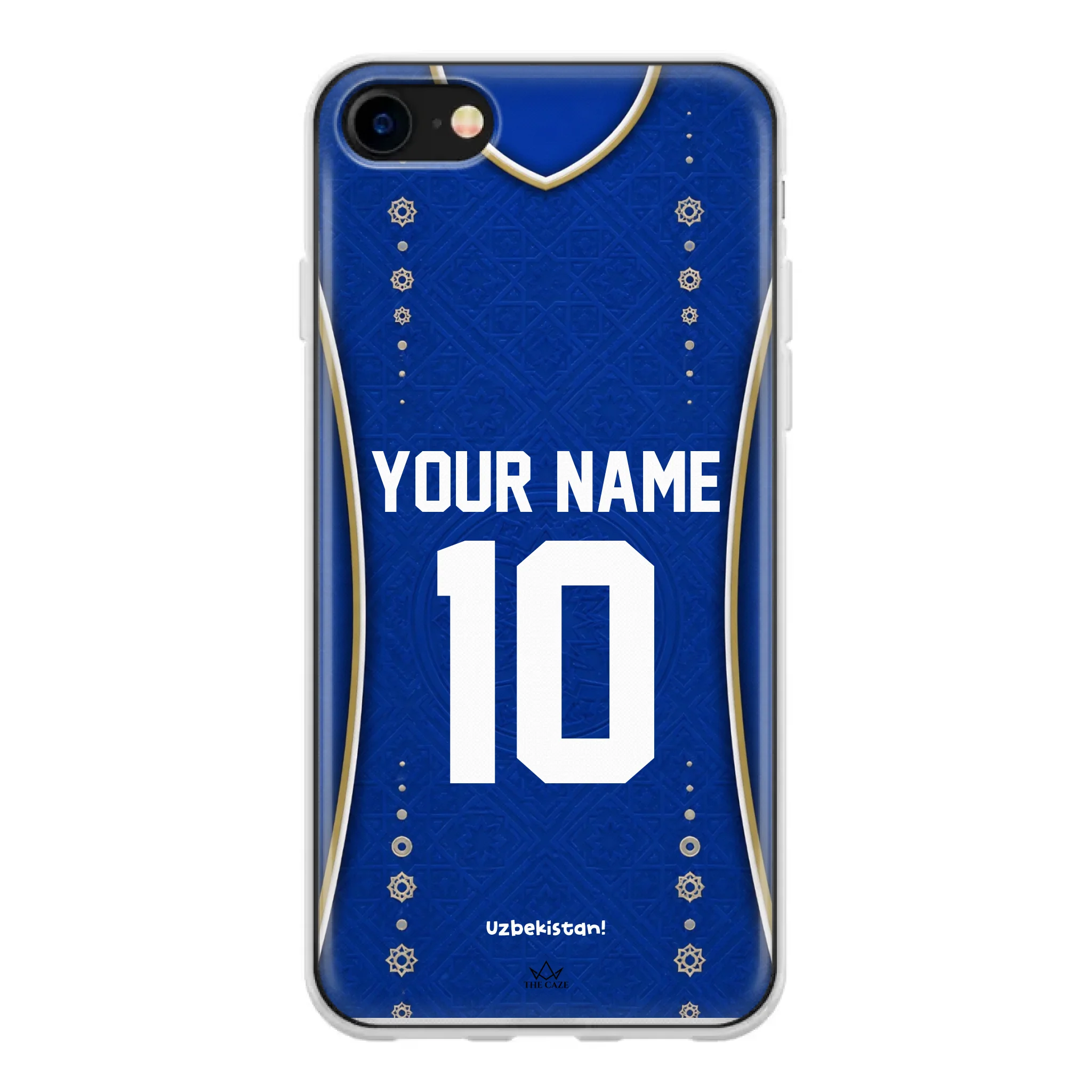 Funda de iPhone de camiseta de fútbol de Uzbekistán