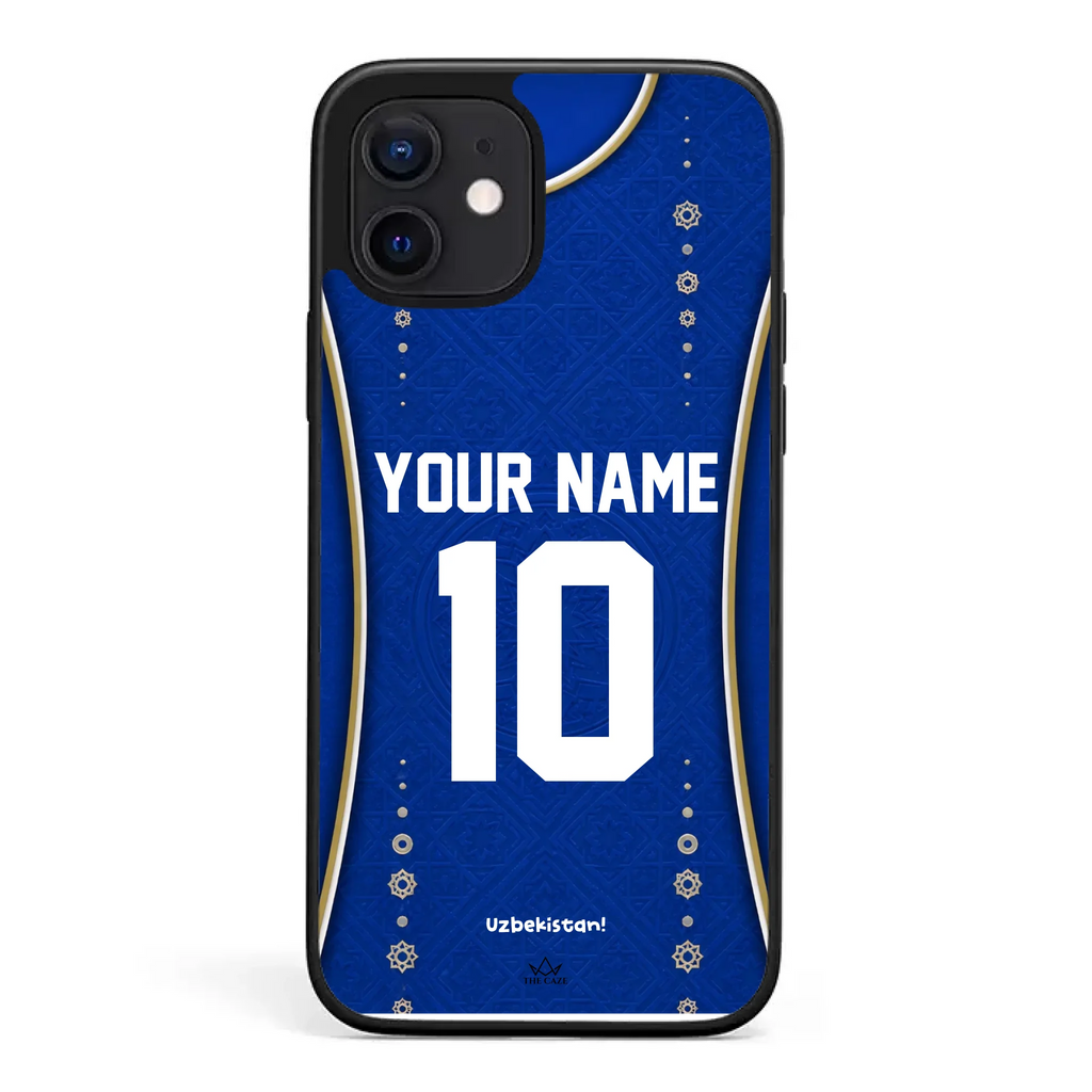Funda de iPhone de camiseta de fútbol de Uzbekistán