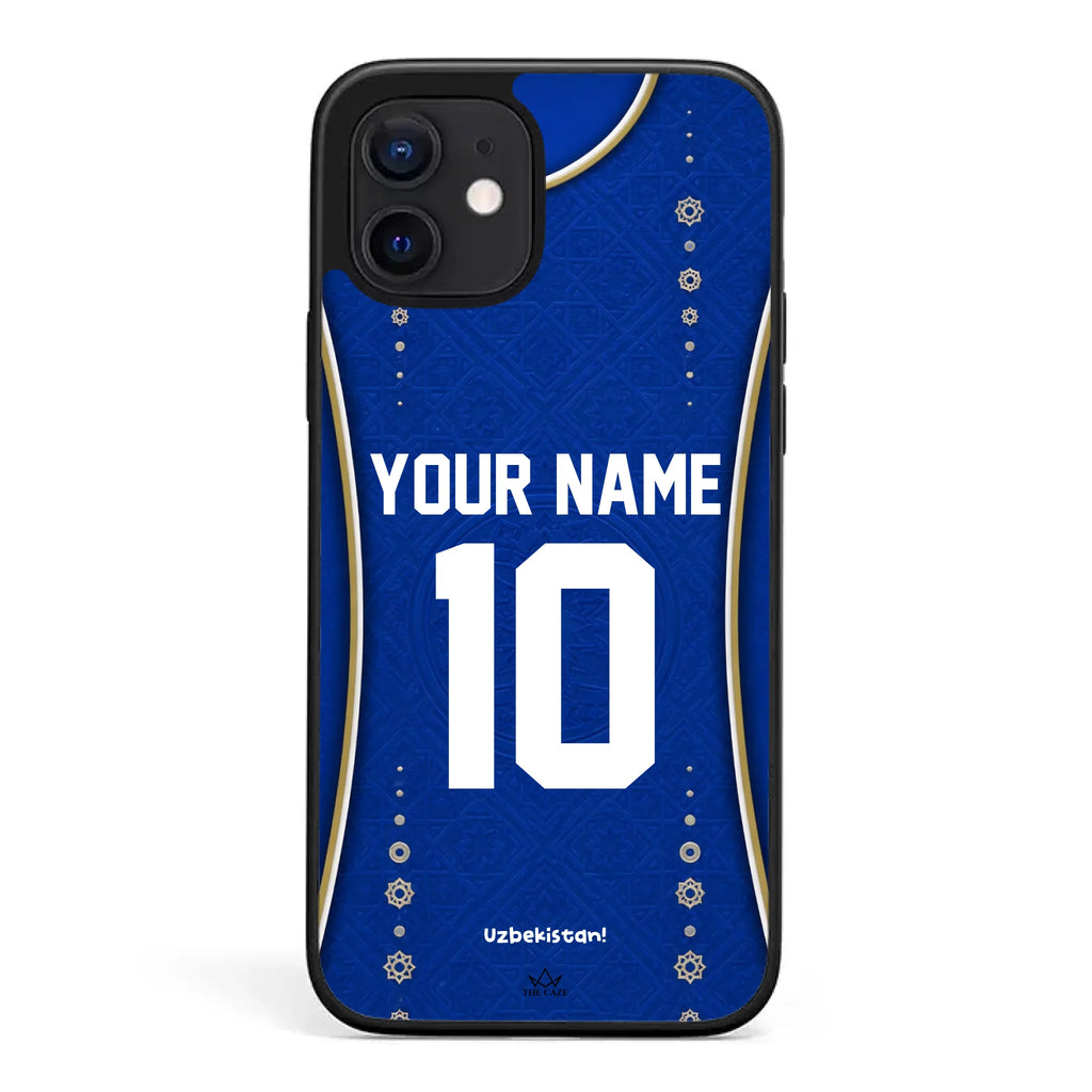 Funda de iPhone de camiseta de fútbol de Uzbekistán