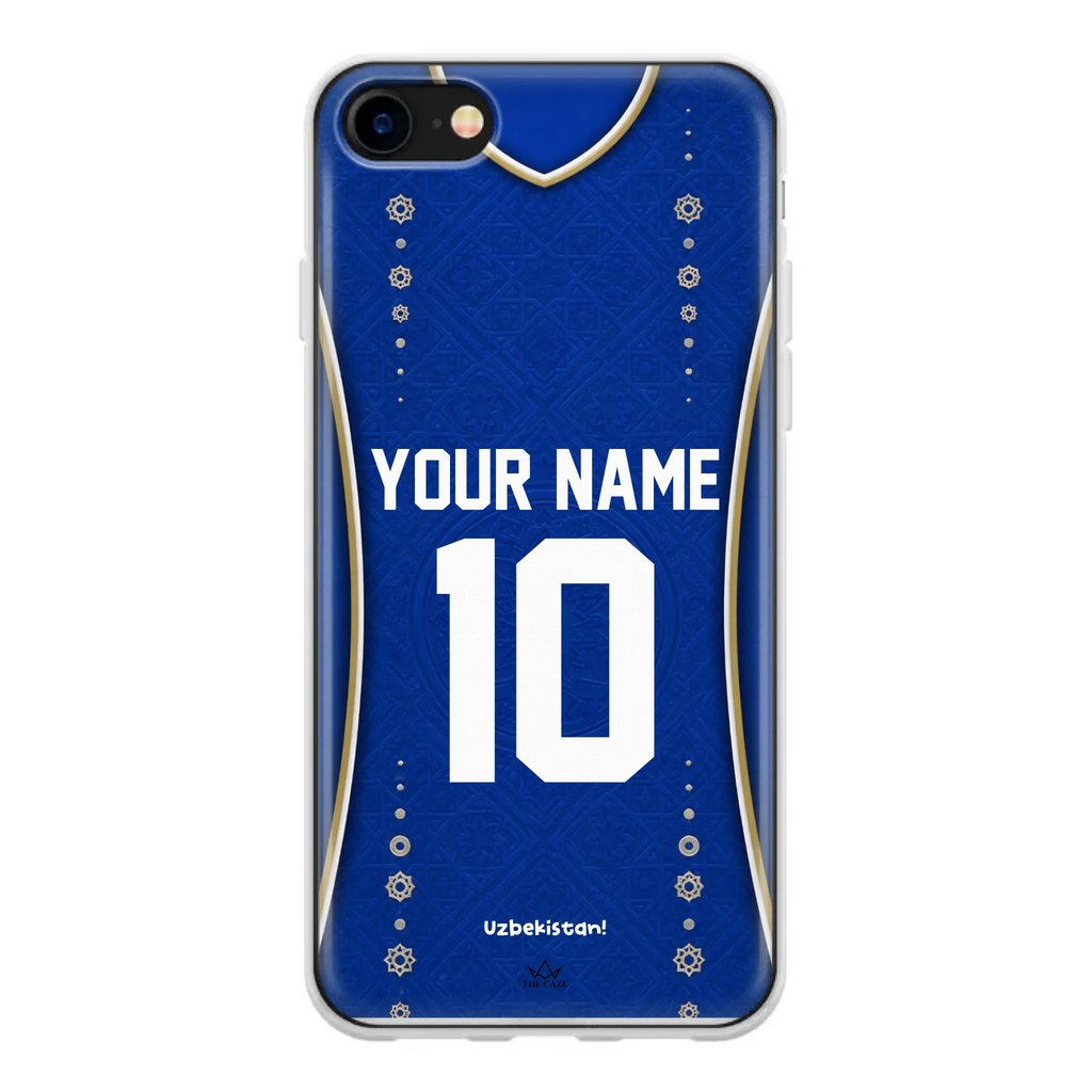 Funda de iPhone de camiseta de fútbol de Uzbekistán