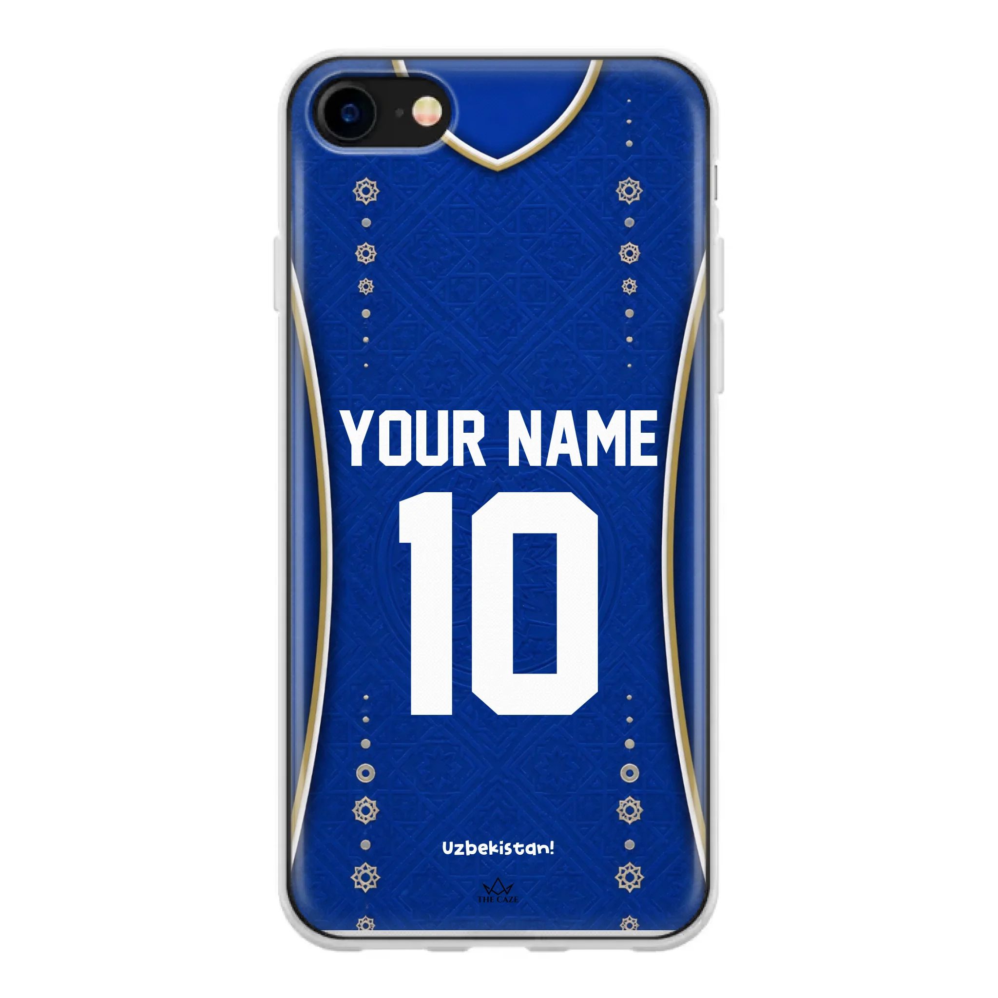 Funda de iPhone de camiseta de fútbol de Uzbekistán