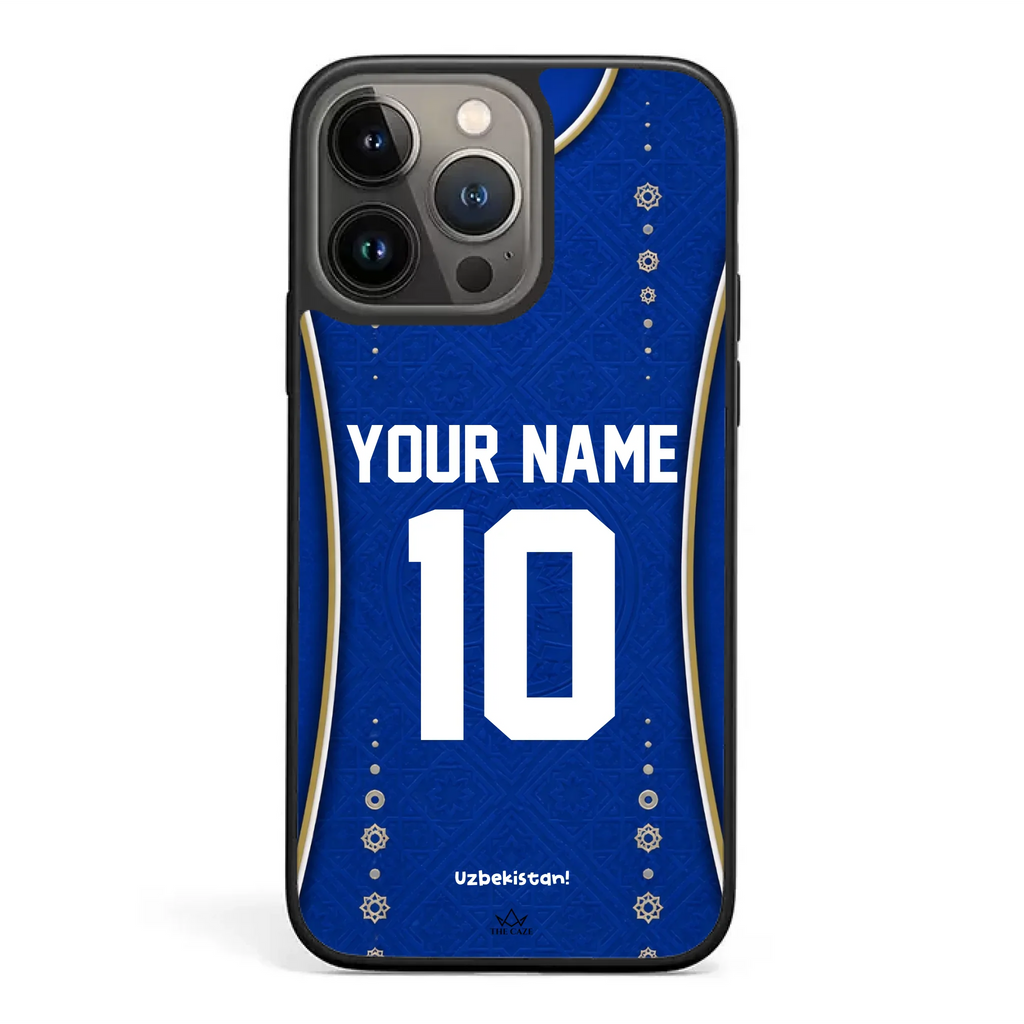 Funda de iPhone de camiseta de fútbol de Uzbekistán