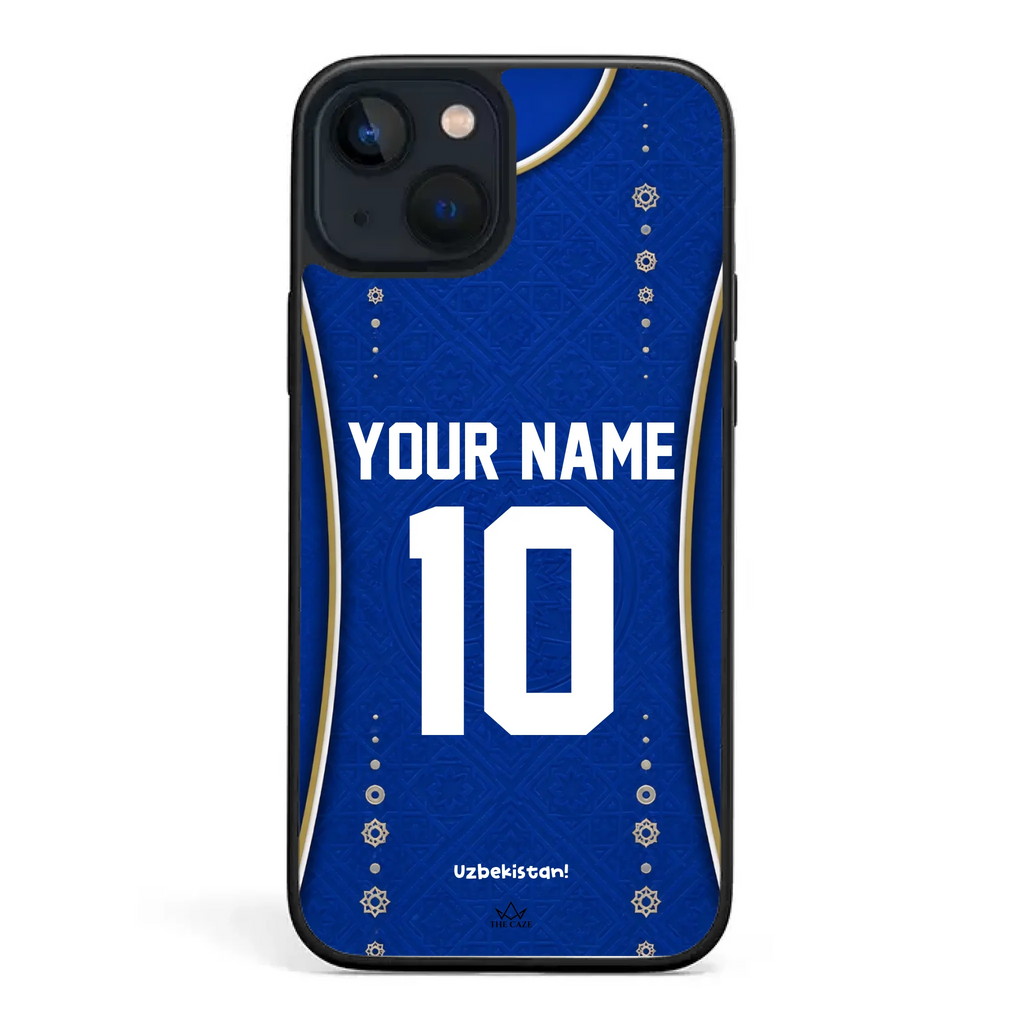 Funda de iPhone de camiseta de fútbol de Uzbekistán