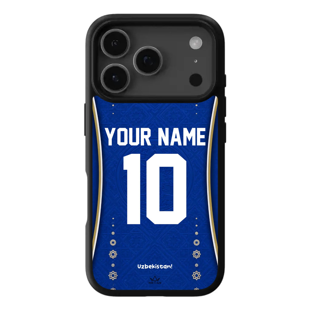 Funda de iPhone de camiseta de fútbol de Uzbekistán